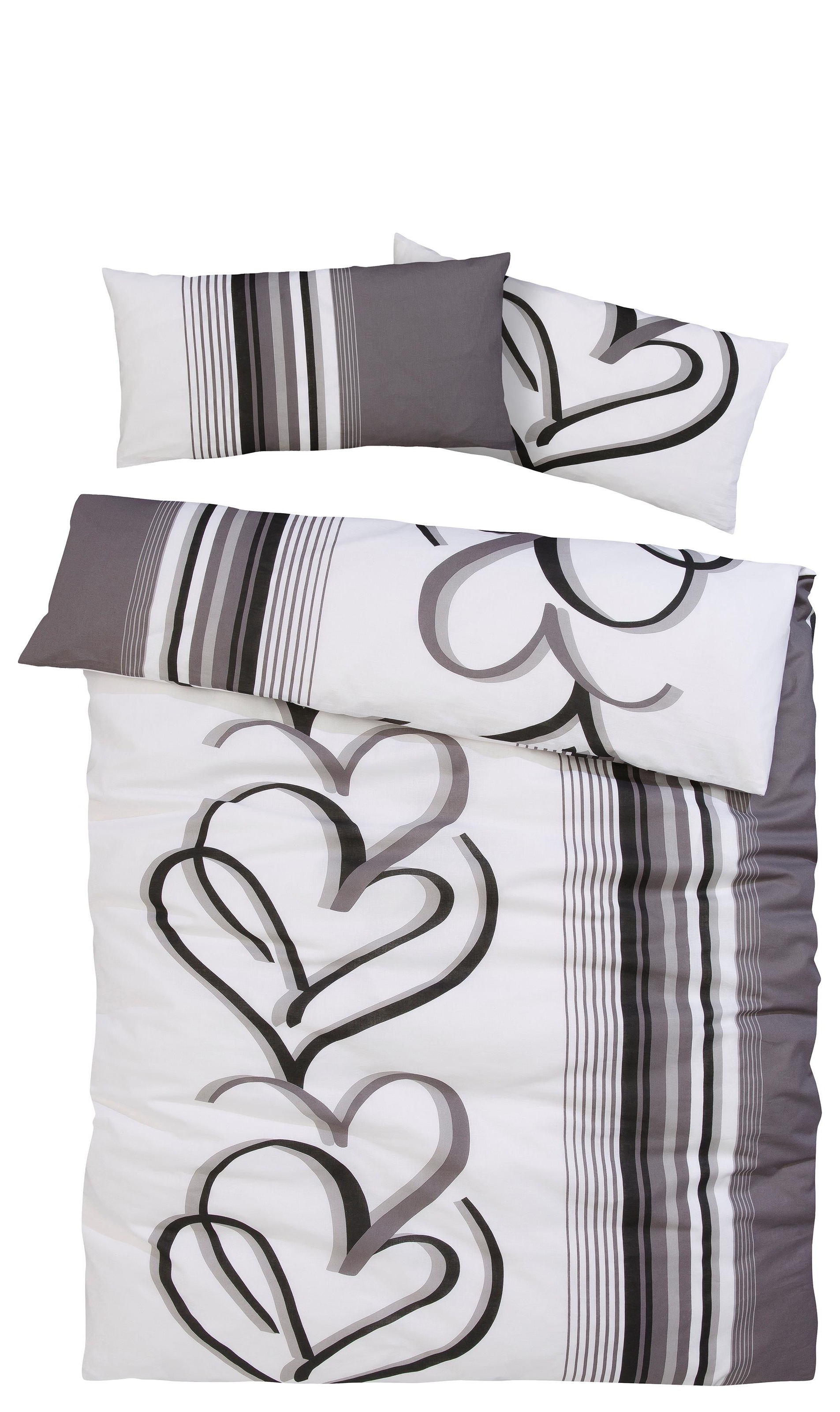 OTTO home Bettwäsche "Area in Gr. 135x200 oder 155x220 cm" 2 Stk. Bettwäsche in verschiedenen Qualitäten