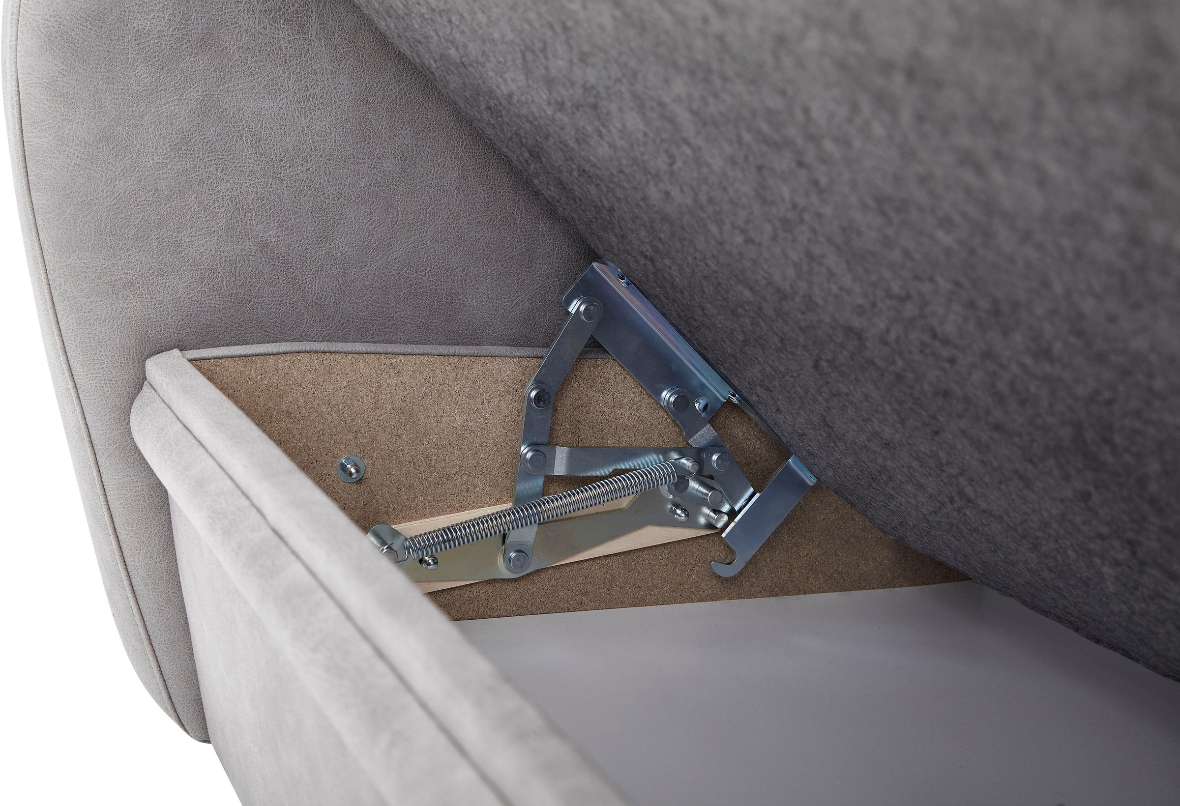 VILLA BECK Ecksofa »Varese L-Form«, (2 St.), Kopfteilverstellung, wahlweise mit Sitzvorzug, in Sitzhöhe 46 cm