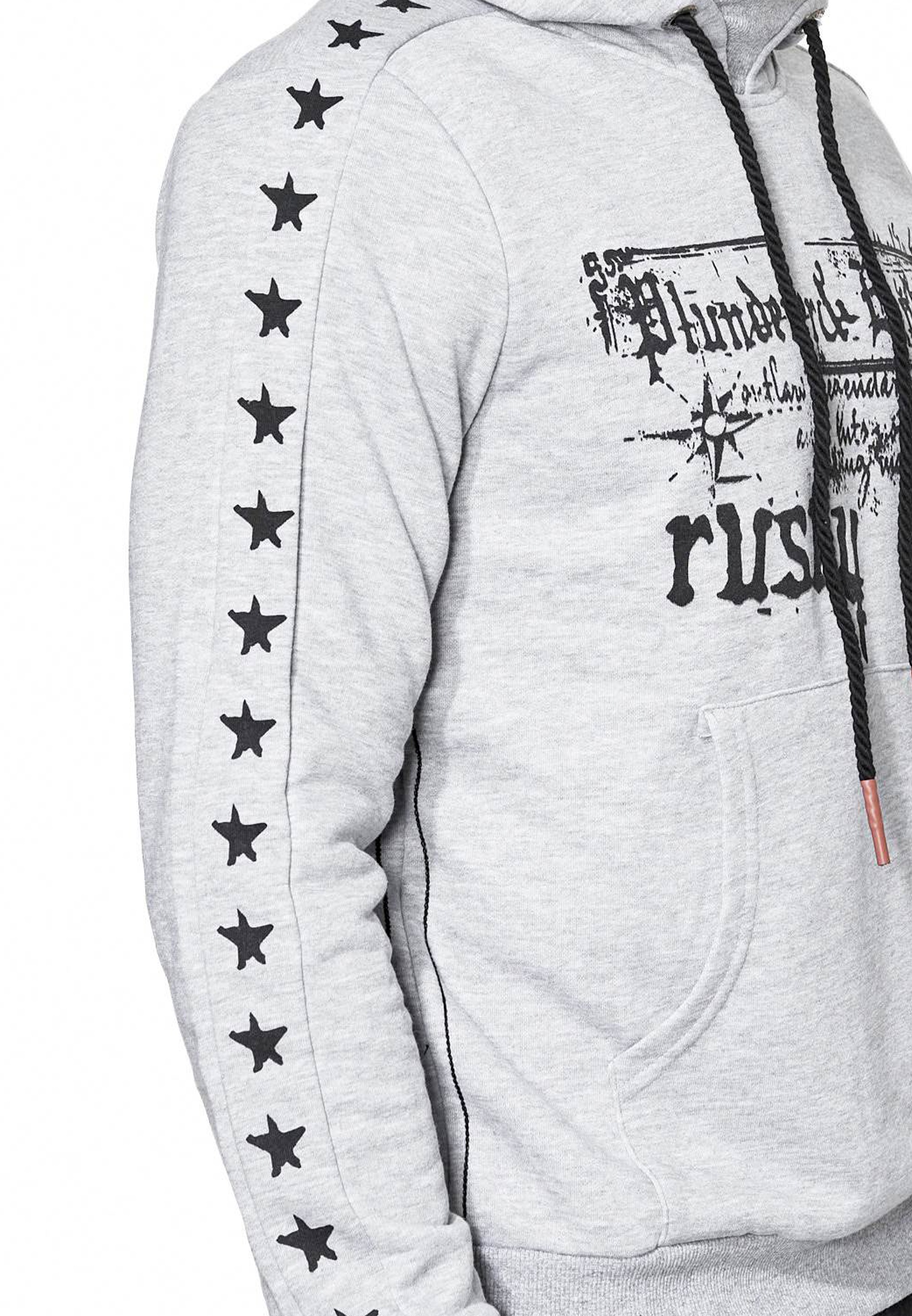 Rusty Neal Kapuzensweatshirt, mit plakativem Frontprint