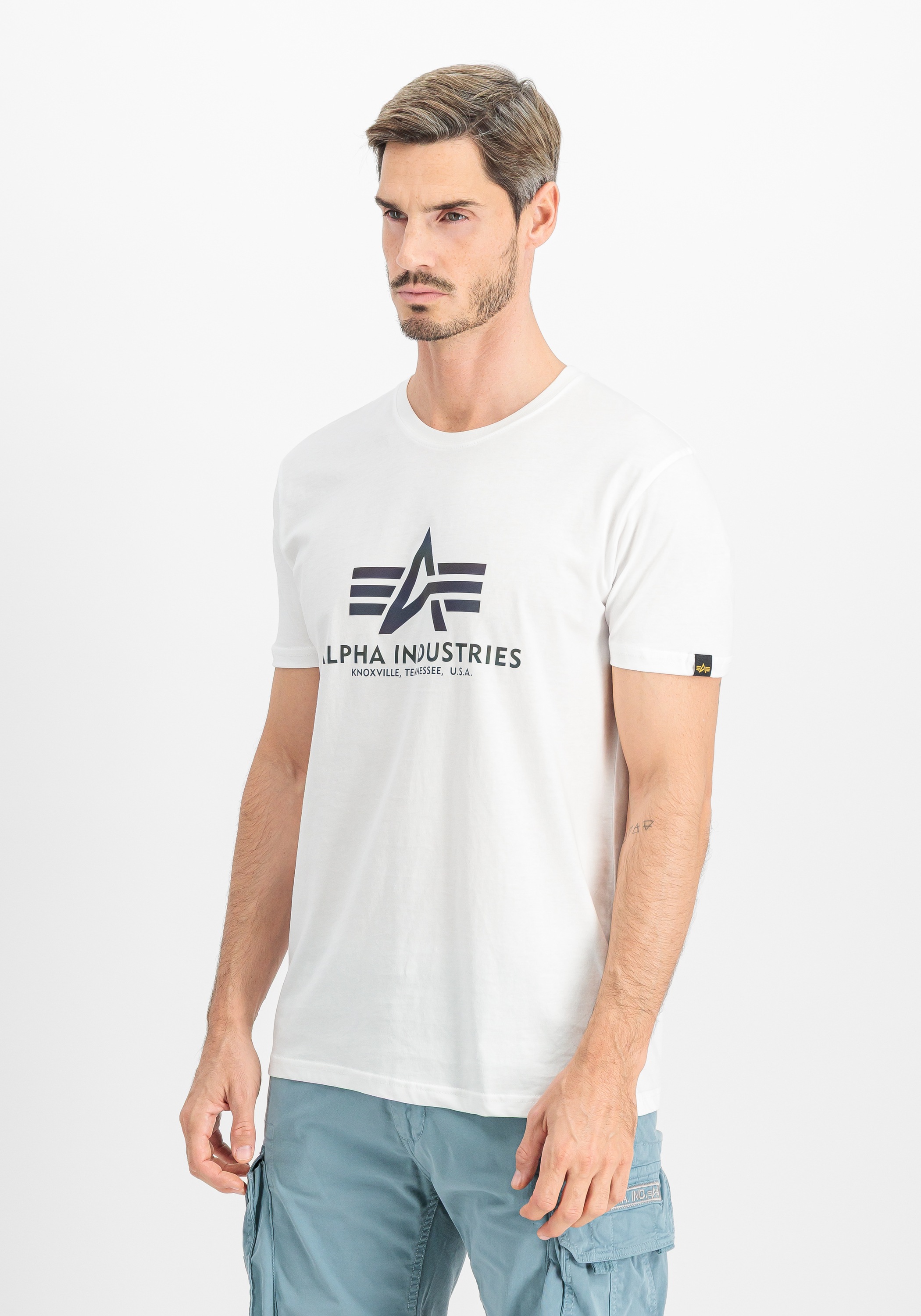 Alpha Industries "Basic T-Shirt BL Rainbow Ref."