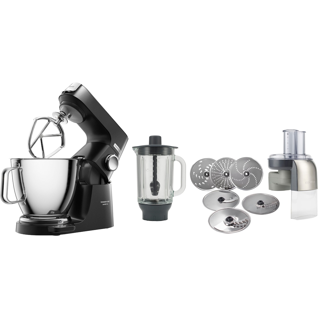 KENWOOD Küchenmaschine »Titanium Chef Baker XL KVL85.004BK, Zubehör, Gratis Wert UVP 319,-"«