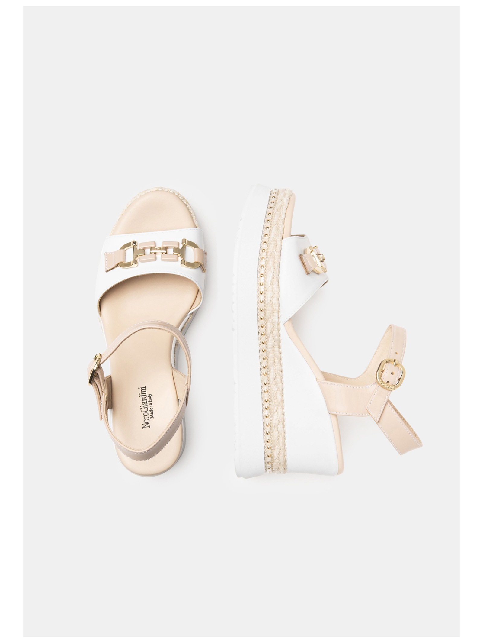 Nero Giardini Keilsandalette »Nero Giardini Sandalen Leder«