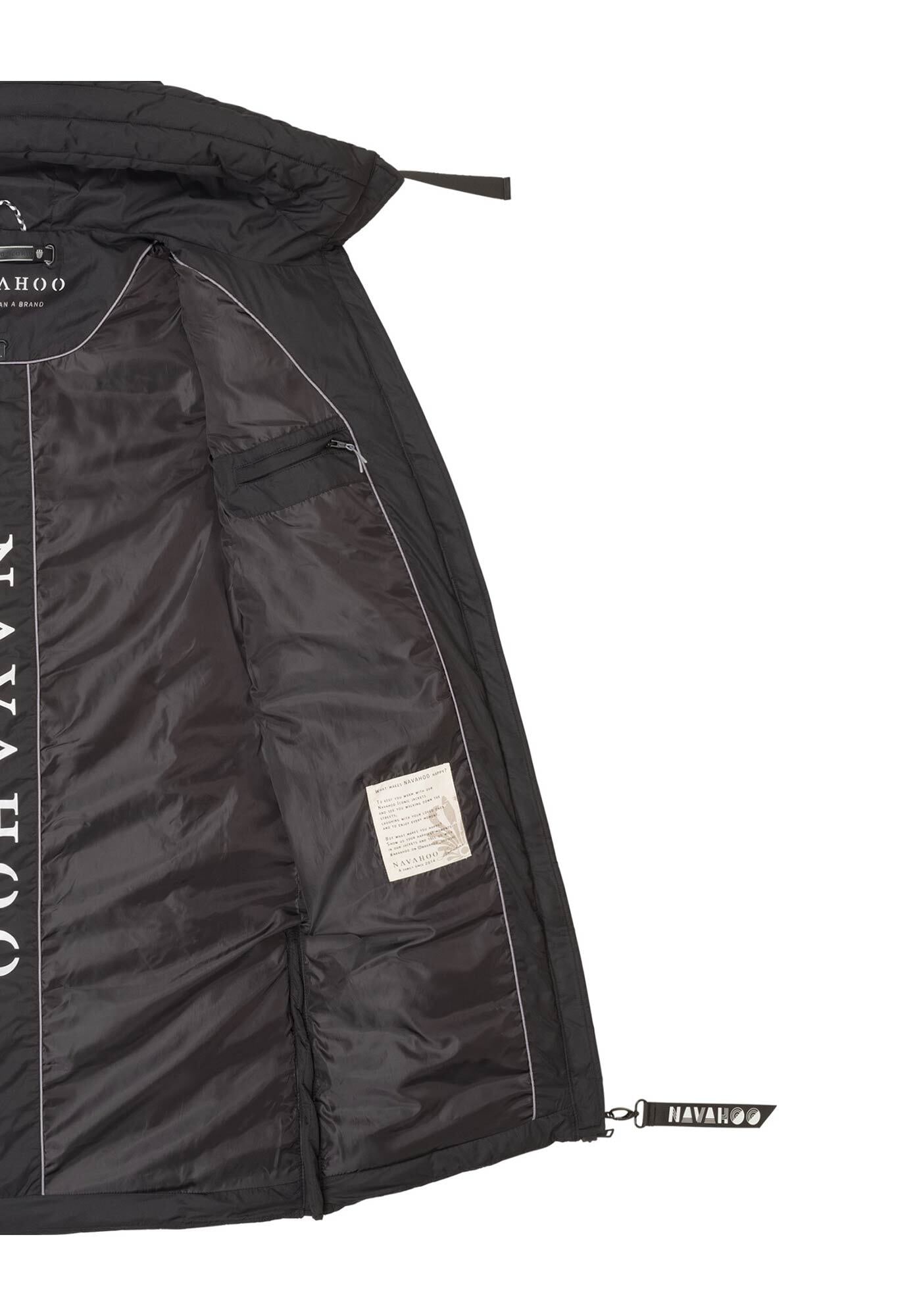 Navahoo Winterjacke »Mondmaedchen« Extra langer Schnitt mit seitlichen Belüftungsöffnungen