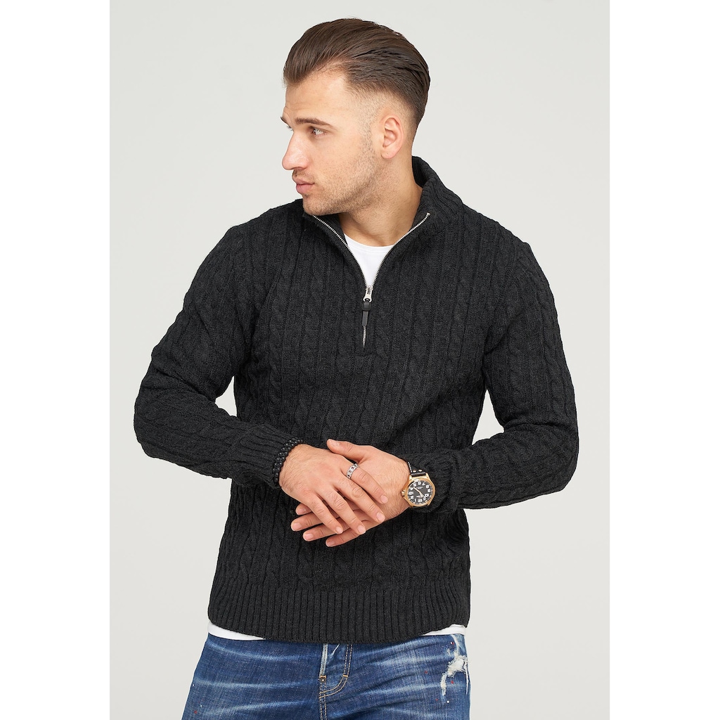 behype Strickpullover »CILIAN HENLEY«