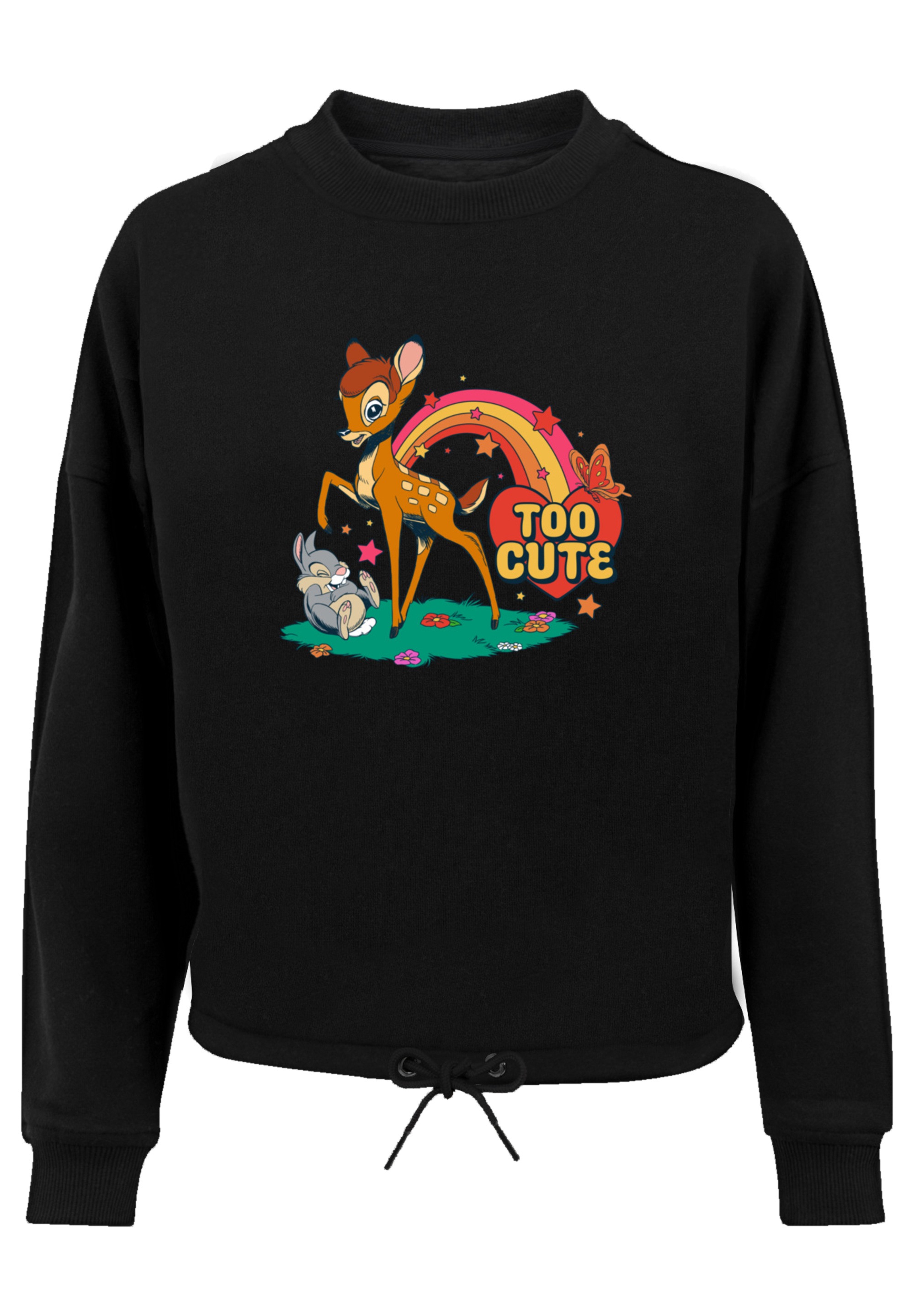 F4NT4STIC Sweatshirt »Disney Bambi Too Cute«, Premium Qualität