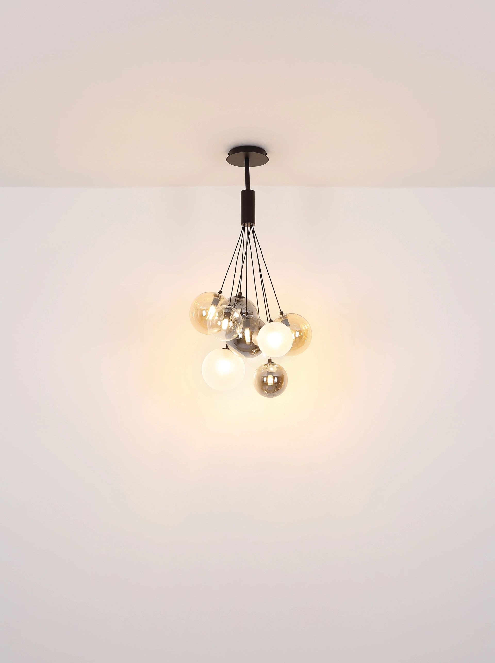 GLOBO LIGHTING Hängeleuchte »BALLGI«, Leuchtmittel G9 | ohne Leuchtmittel, Glaskugeln