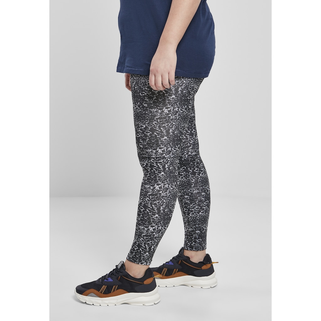 URBAN CLASSICS Leggings »Damen Ladies AOP Leggings«, (1 tlg.)