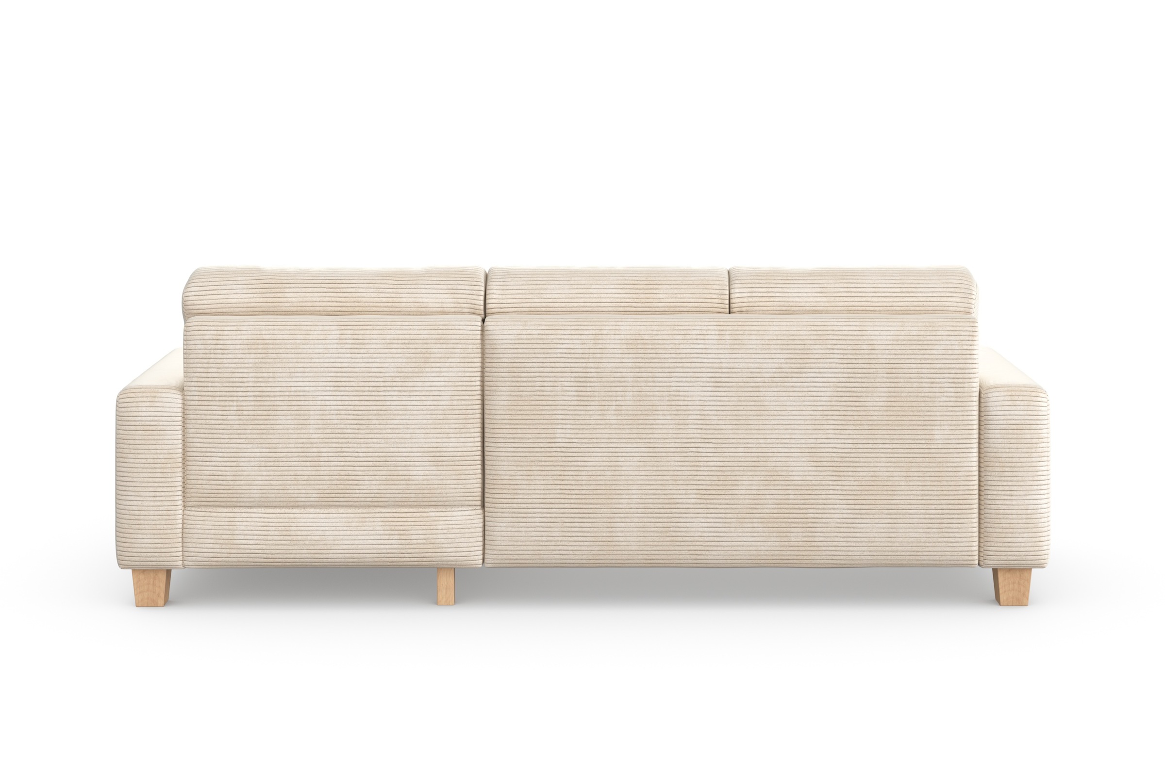 Home affaire Ecksofa »Summer L-Form«, mit Recamiere, mit oder ohne Bettfunktion und Bettkasten, Cord-Bezug