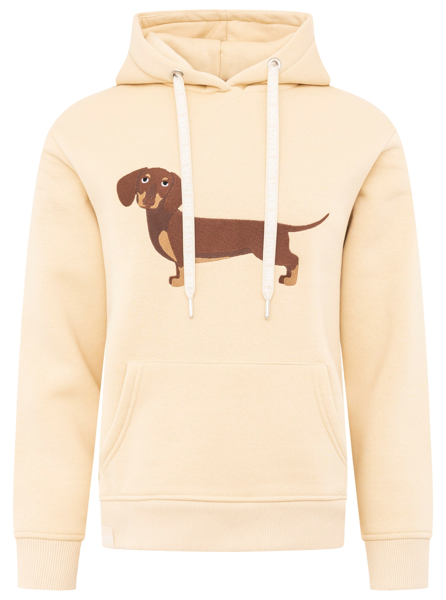 Zwillingsherz Hoodie »"Dackel"«, mit niedlichem Dackel-Motiv gestickt