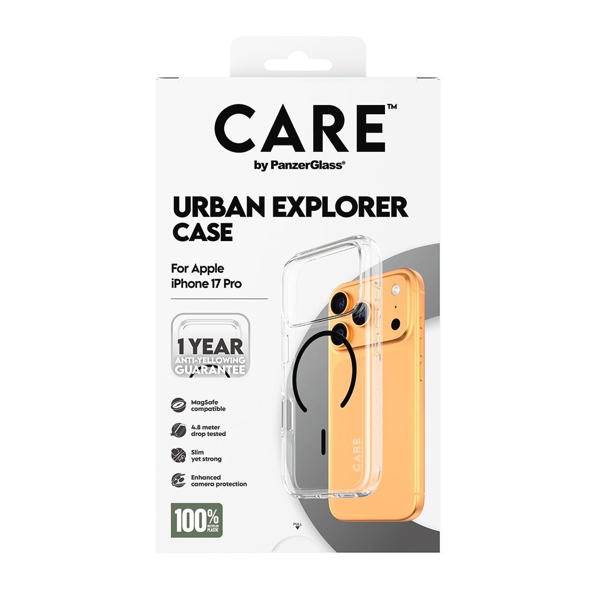 CARE by PanzerGlass Handyhülle »Urban Explorer Case für Apple iPhone 17 Pro« Apple iPhone 17 Pro Backcover, Schutzhülle, Handyschutzhülle, Case, Schutzcase, stoßfest