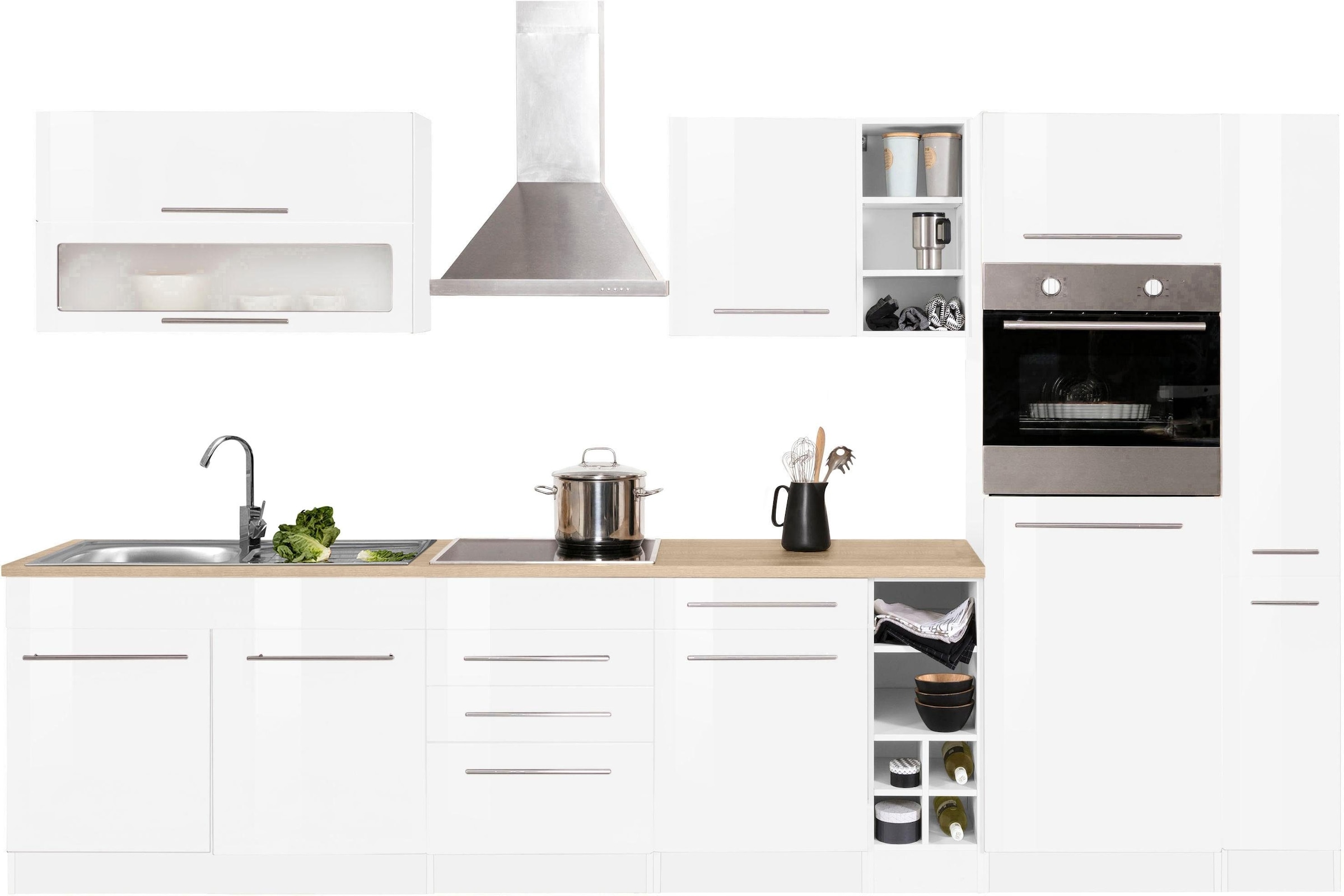 KOCHSTATION Küchenzeile "KS-Eton" ohne E-Geräte, Breite 330 cm günstig online kaufen