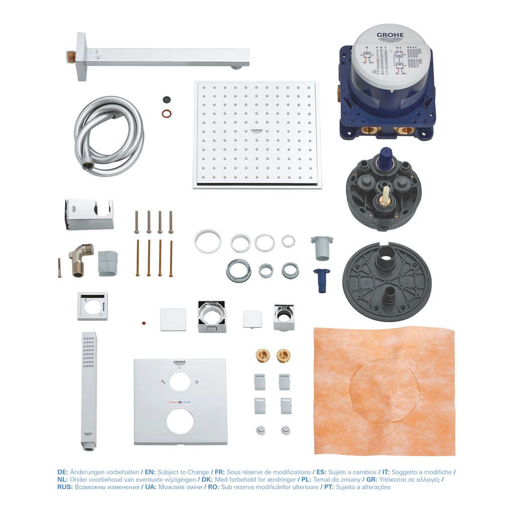 Grohe Duschsystem »Grohtherm Cube«, (Packung)