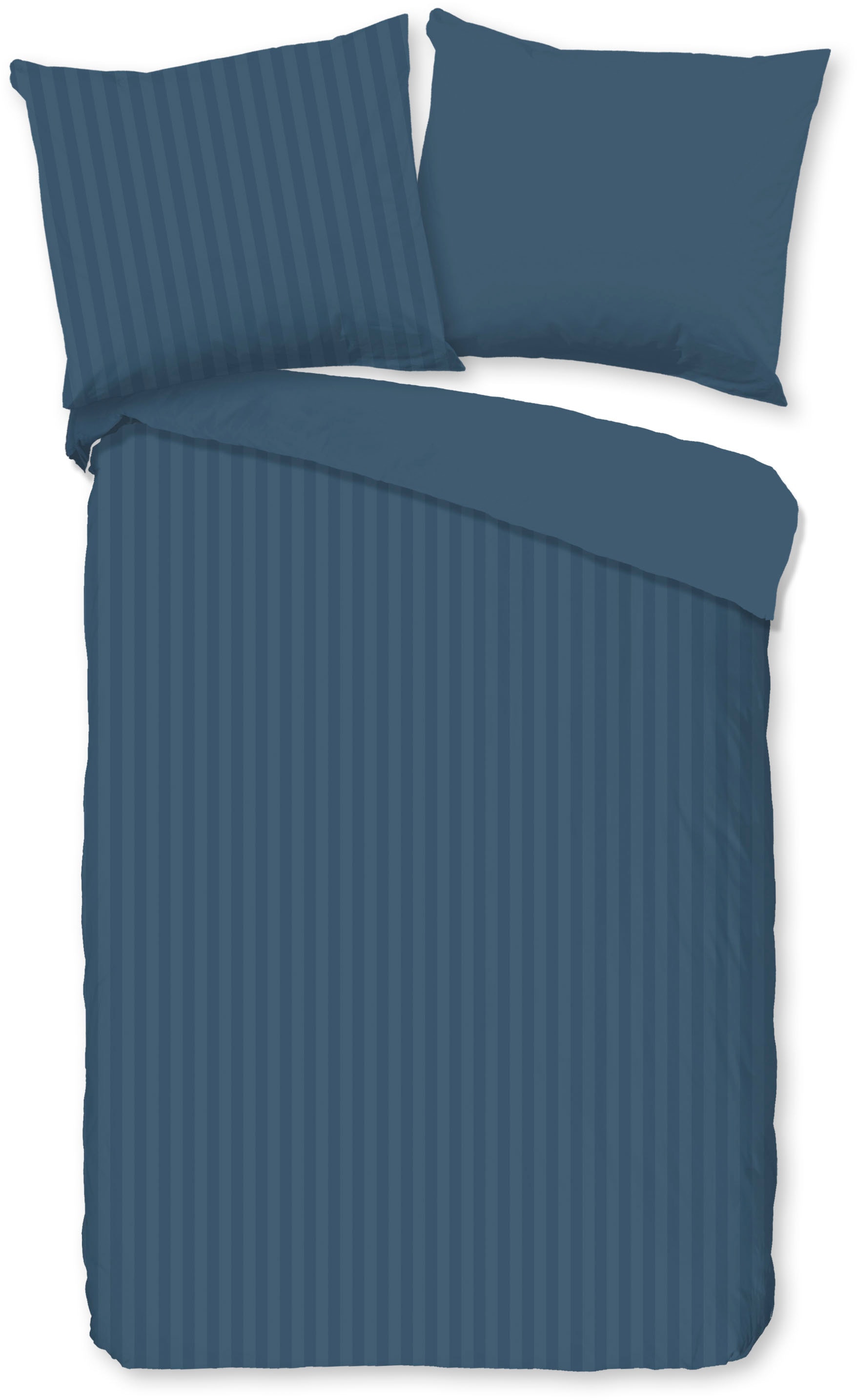 Descanso Babybettwäsche »Hotel Sevilla« 2 Satin, Reißverschluss, Wende, Luxe, Streifen, uni