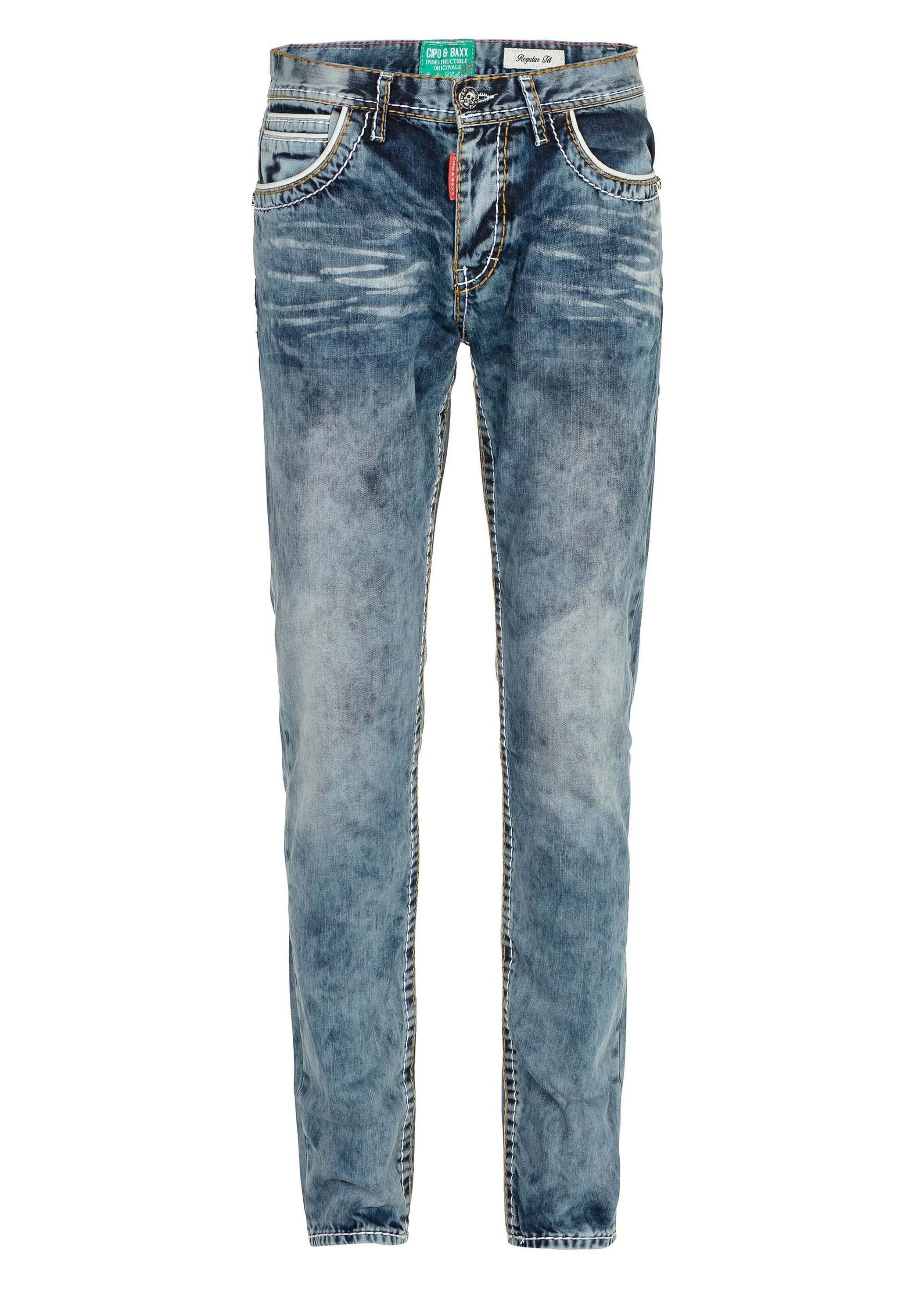 Cipo & Baxx Straight-Jeans "Jeans", In Straight Fit, CD-148 günstig online kaufen