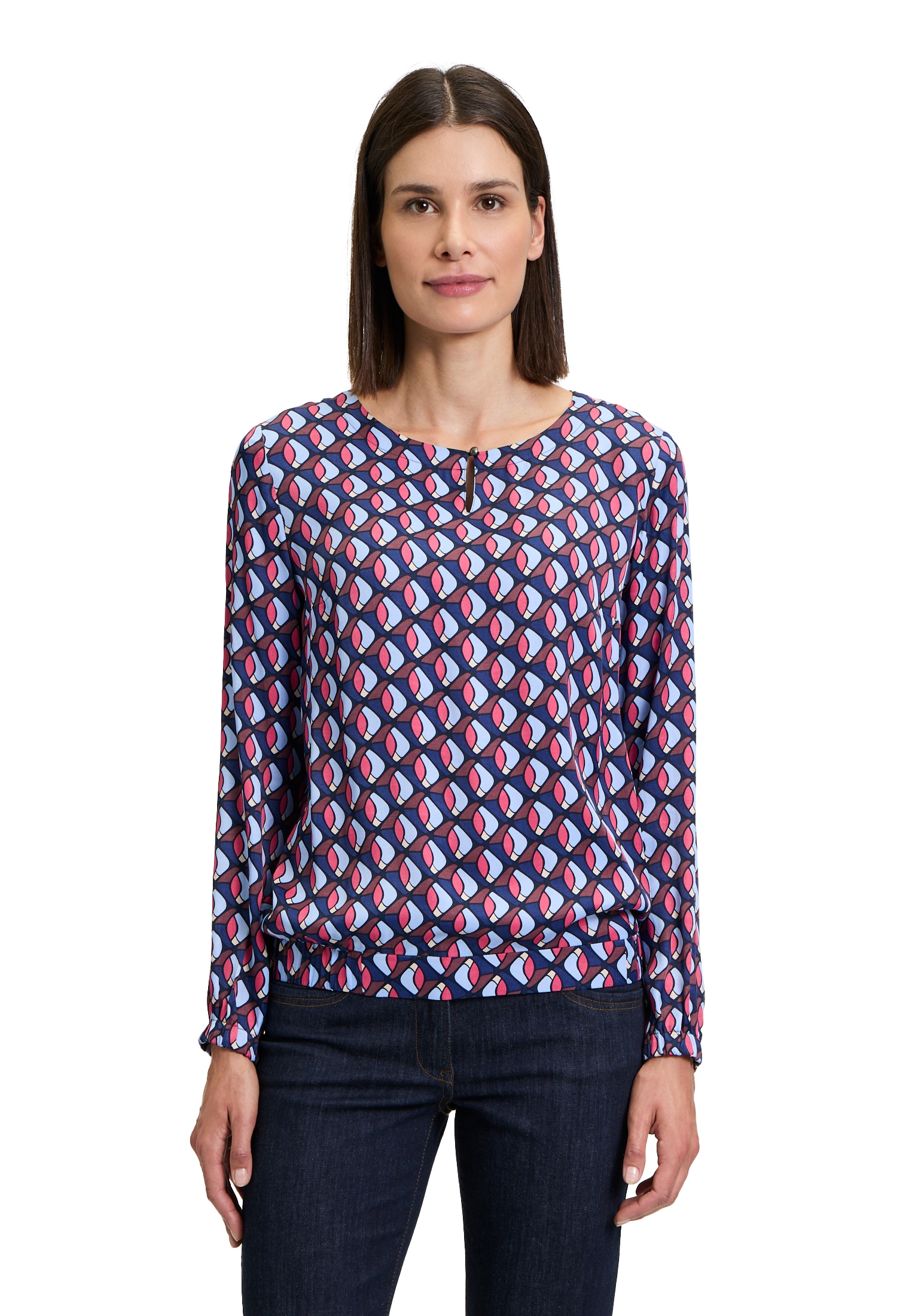 Betty Barclay Schlupfbluse "Damen Schlupfbluse mit Muster" günstig online kaufen