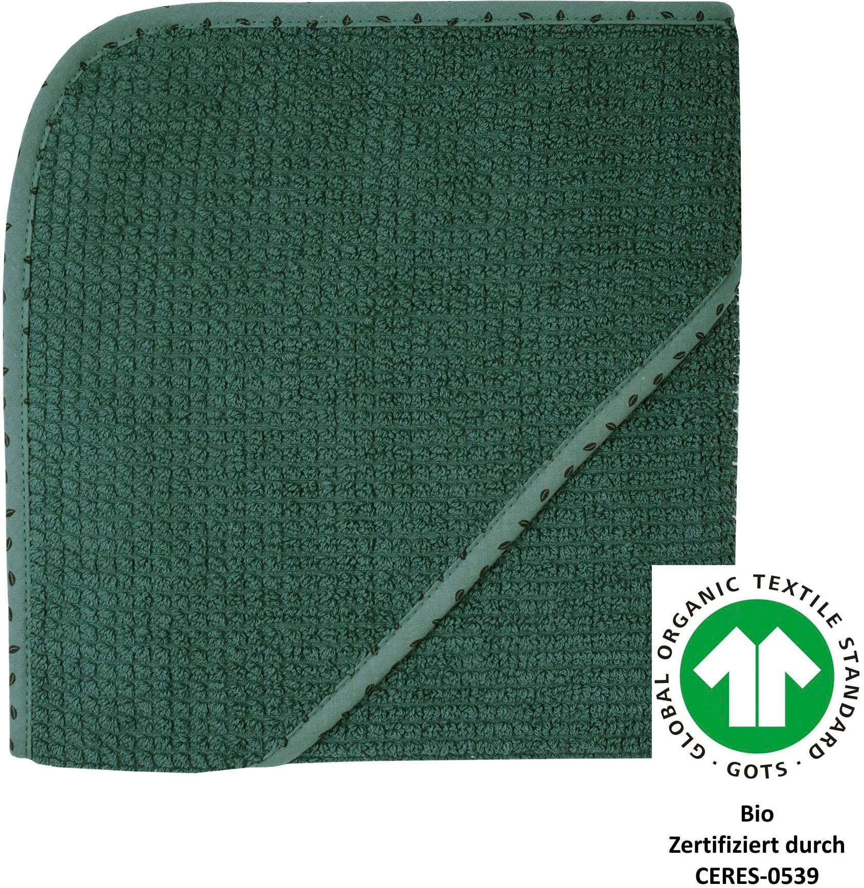 Wörner Kapuzenhandtuch "at home pinie Kapuzenbadetuch 80/80" Strick-Optik günstig online kaufen