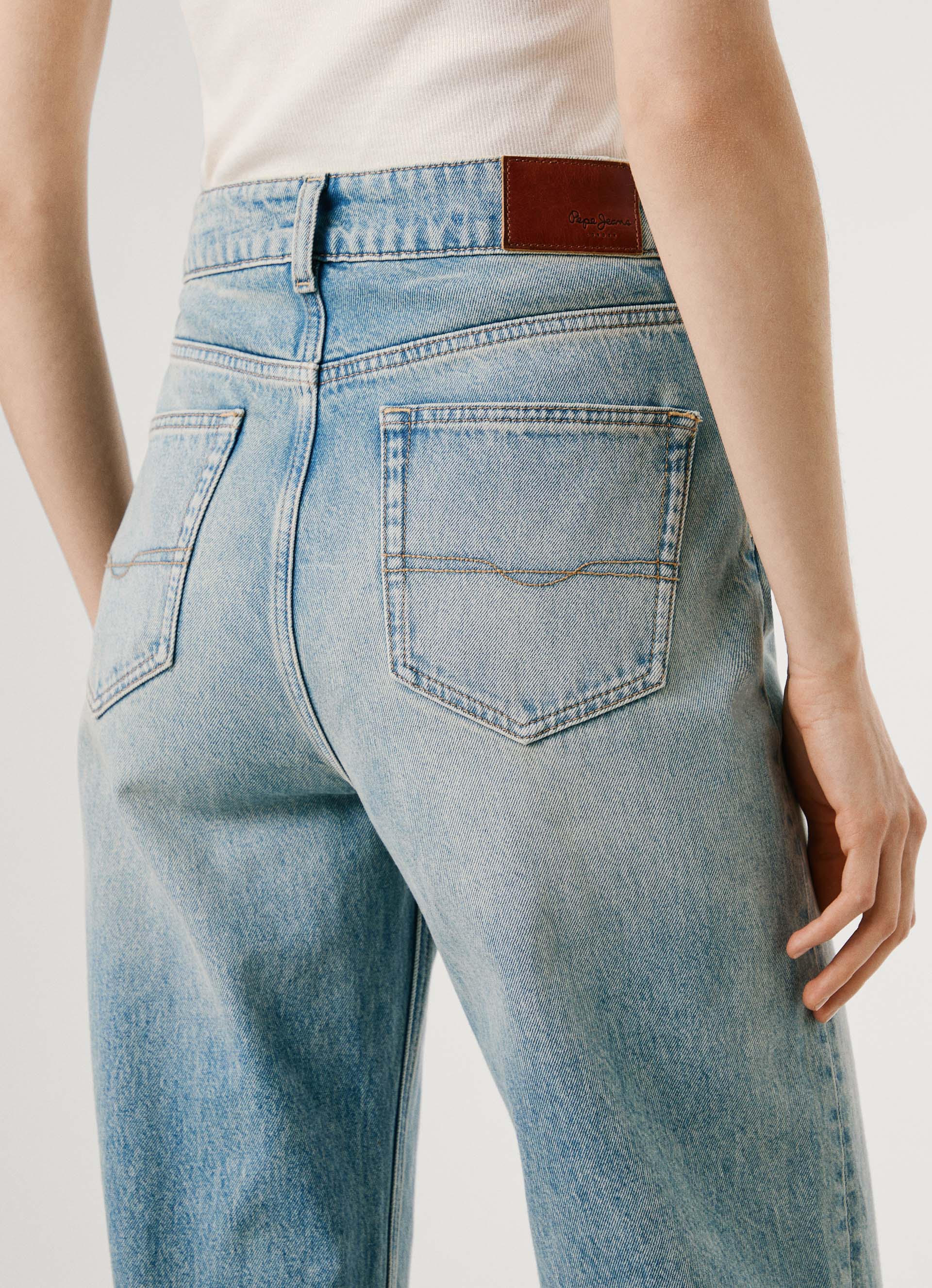 Thumbnail - Pepe Jeans Gerade Jeans "STRAIGHT JEANS UHW", mit hohem Bund