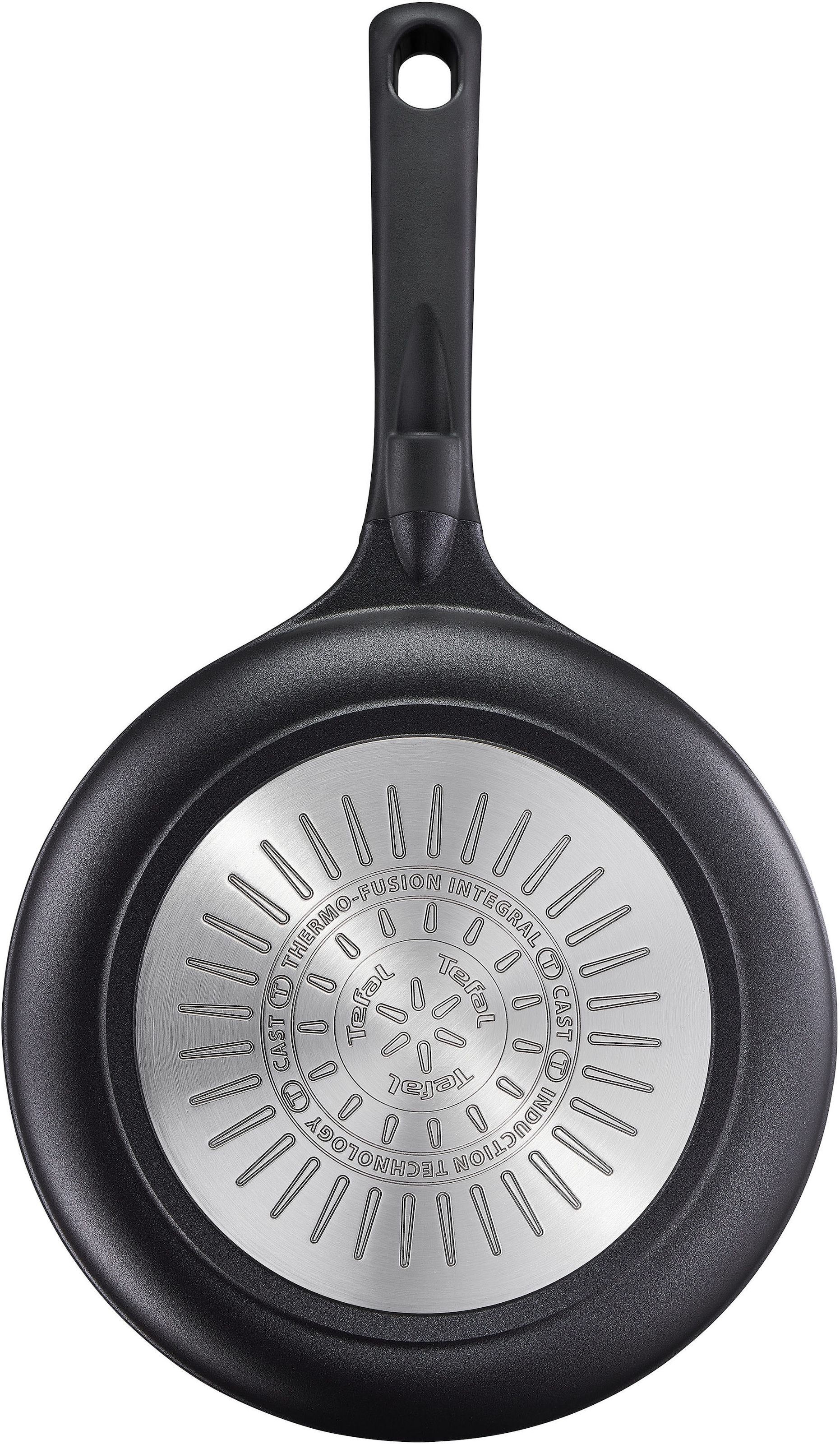 Tefal Bratpfanne »Trattoria Pro«, Aluminiumguss, (1 tlg.), Robust, Antihaftversiegelung, Temperaturanzeiger, Induktion