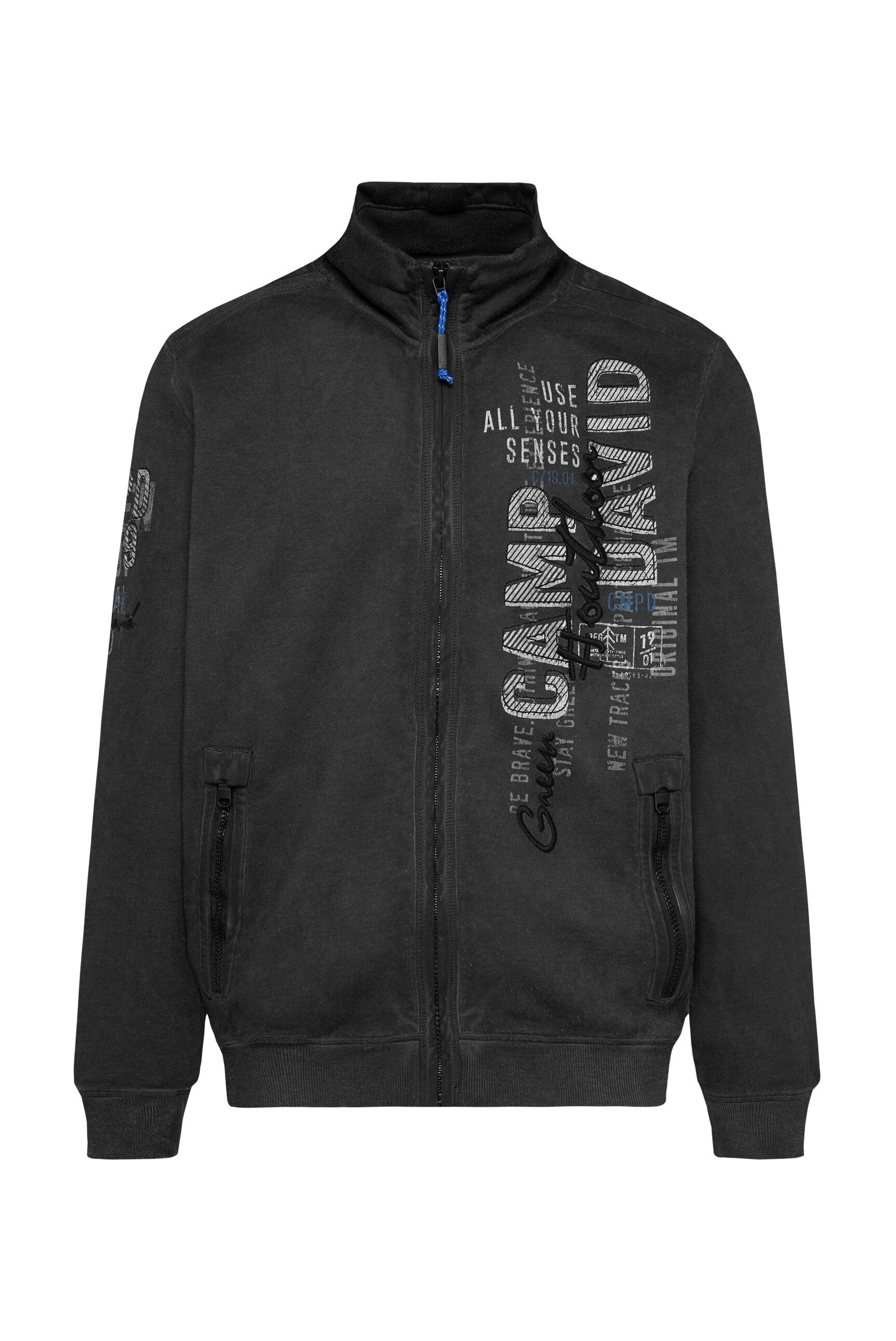 CAMP DAVID Sweatjacke, mit Baumwolle