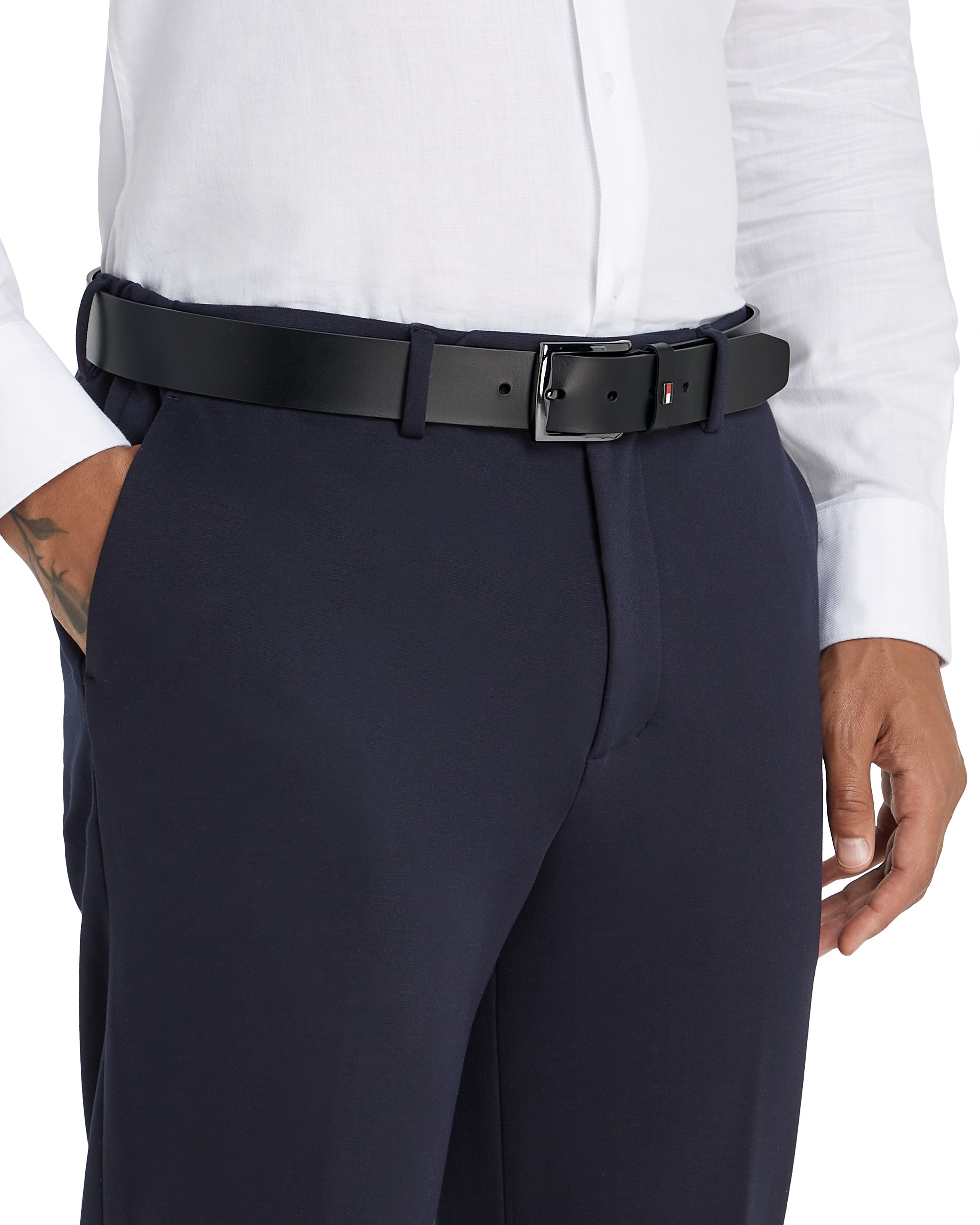 Tommy Hilfiger Ledergürtel "DENTON ADJ EXT", Größenverstellbar günstig online kaufen