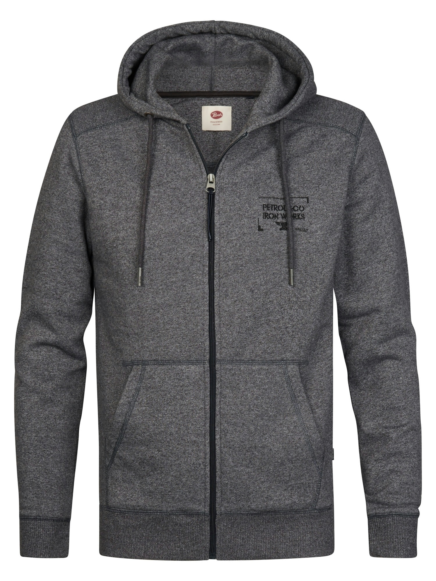 Petrol Industries Kapuzensweatshirt , mit Reißverschluss und Eingrifftaschen
