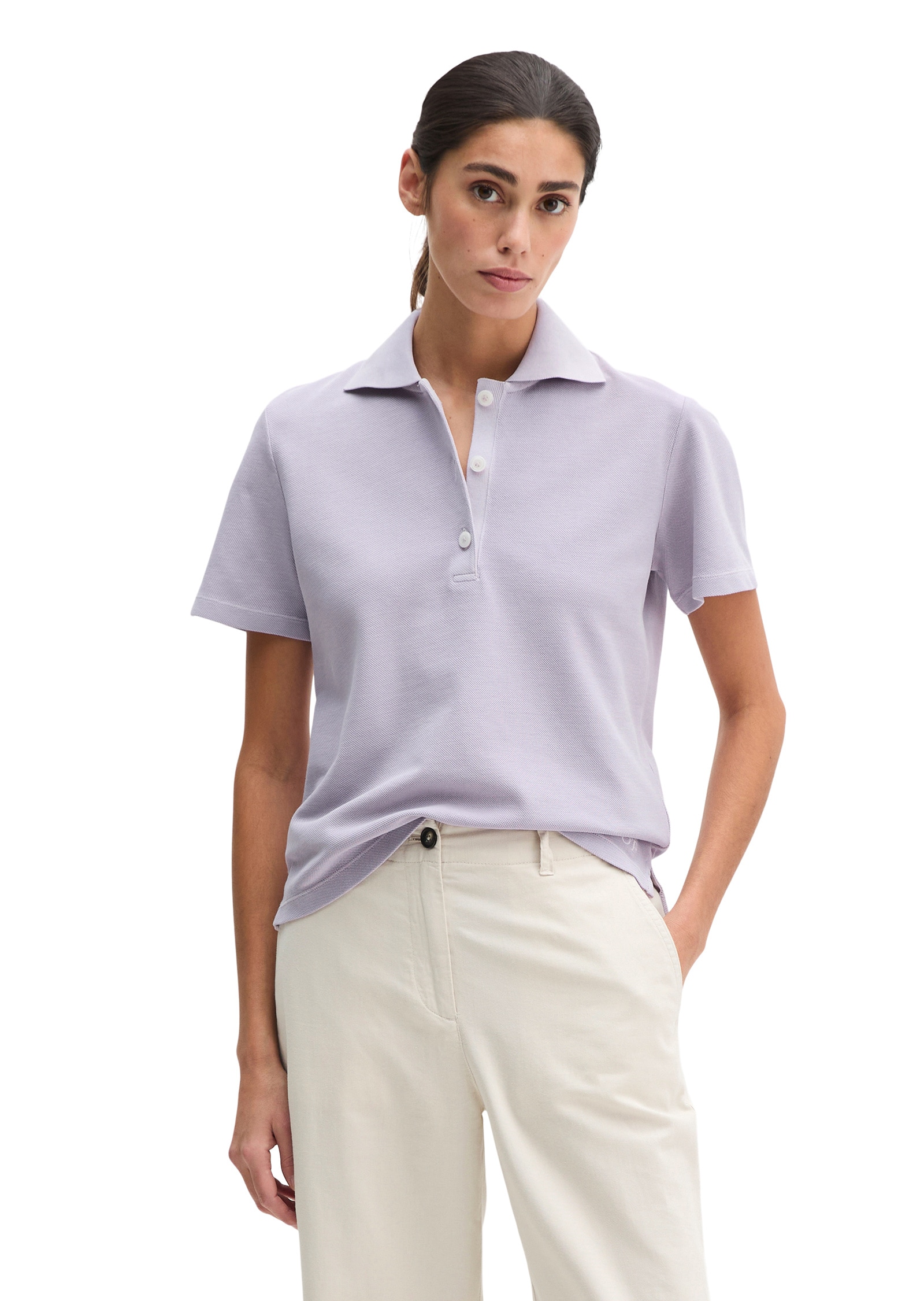 Marc OPolo Poloshirt "aus Garment-Dyed-Piqué-Jersey"
