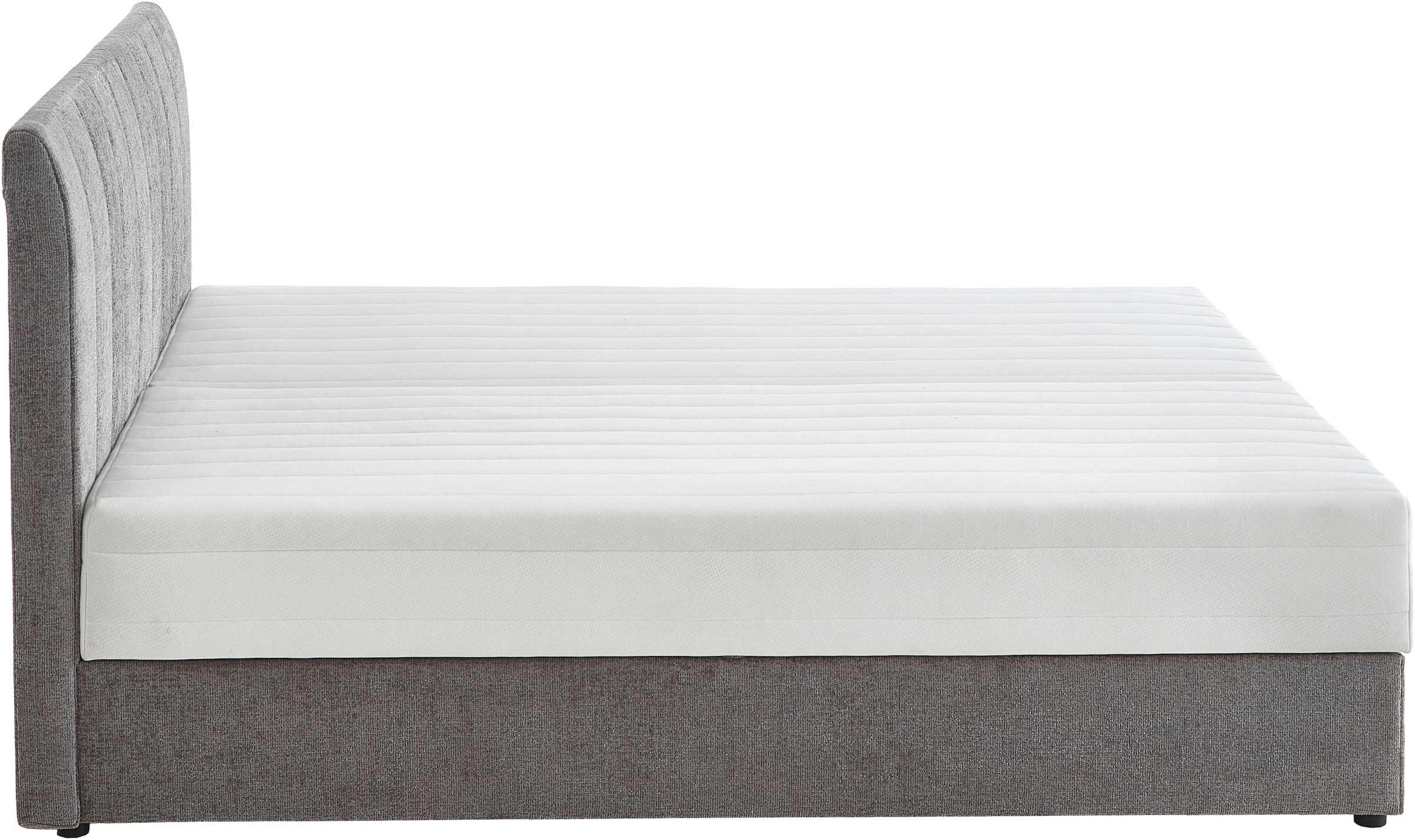ATLANTIC home collection Boxbett »ALISIA«, mit Taschenfederkern, Bettkasten und Kissenrolle im Originalbezug