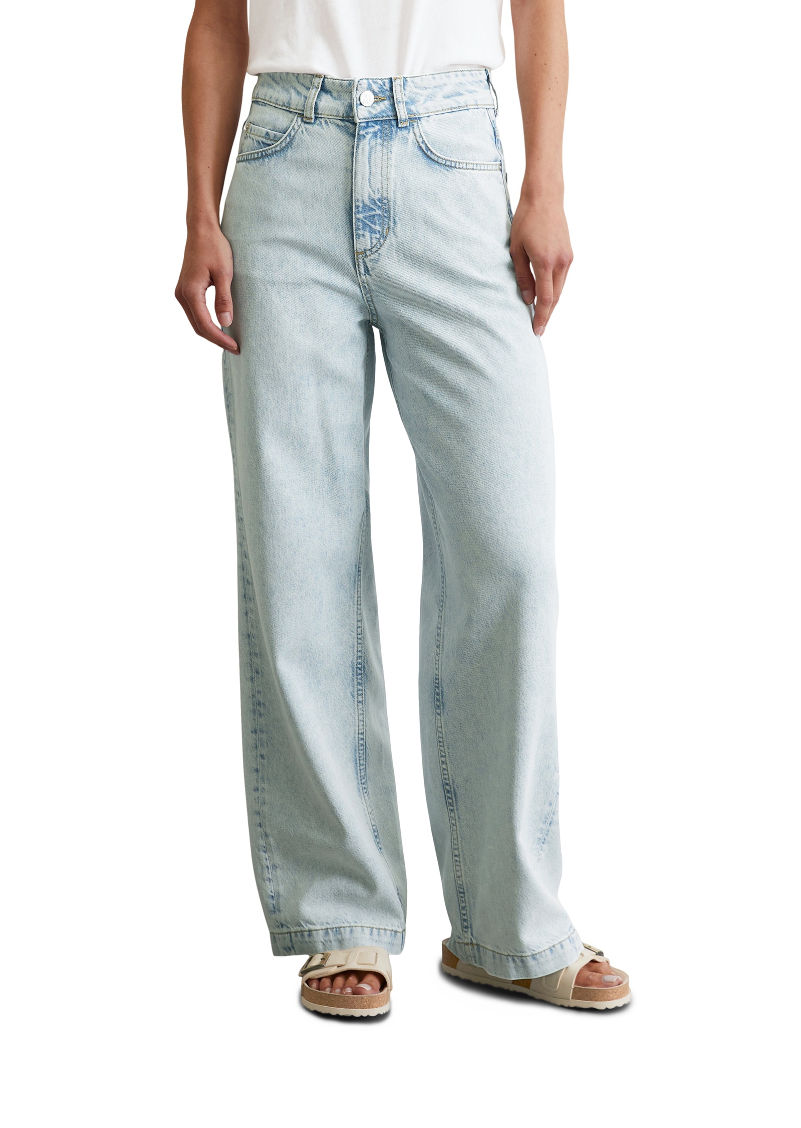 Marc OPolo Weite Jeans "aus Lyocell-Organic-Cotton-Mix" günstig online kaufen