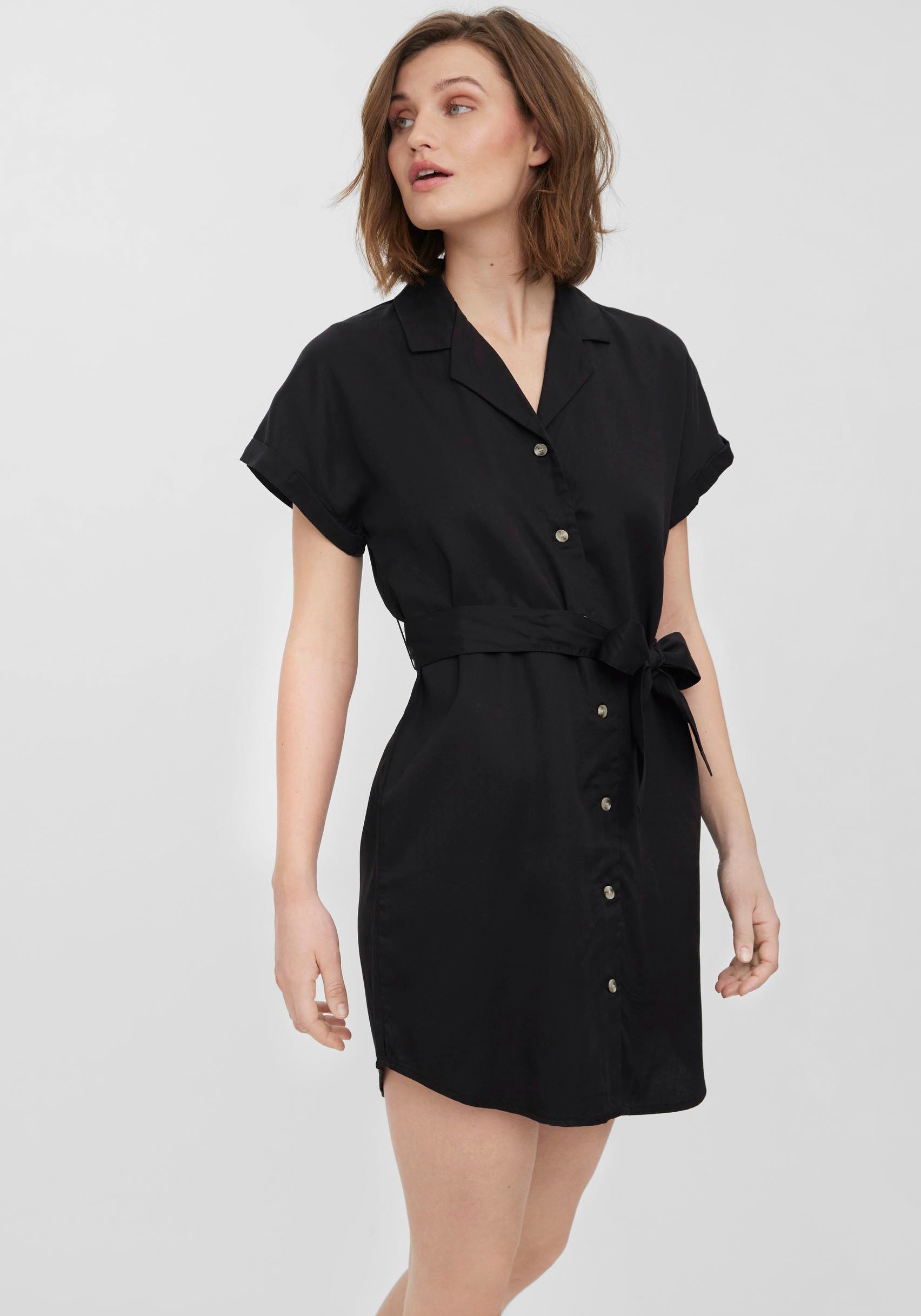 vero moda -  Jeanskleid "VMTARA SS SHORT SHIRT DRESS"