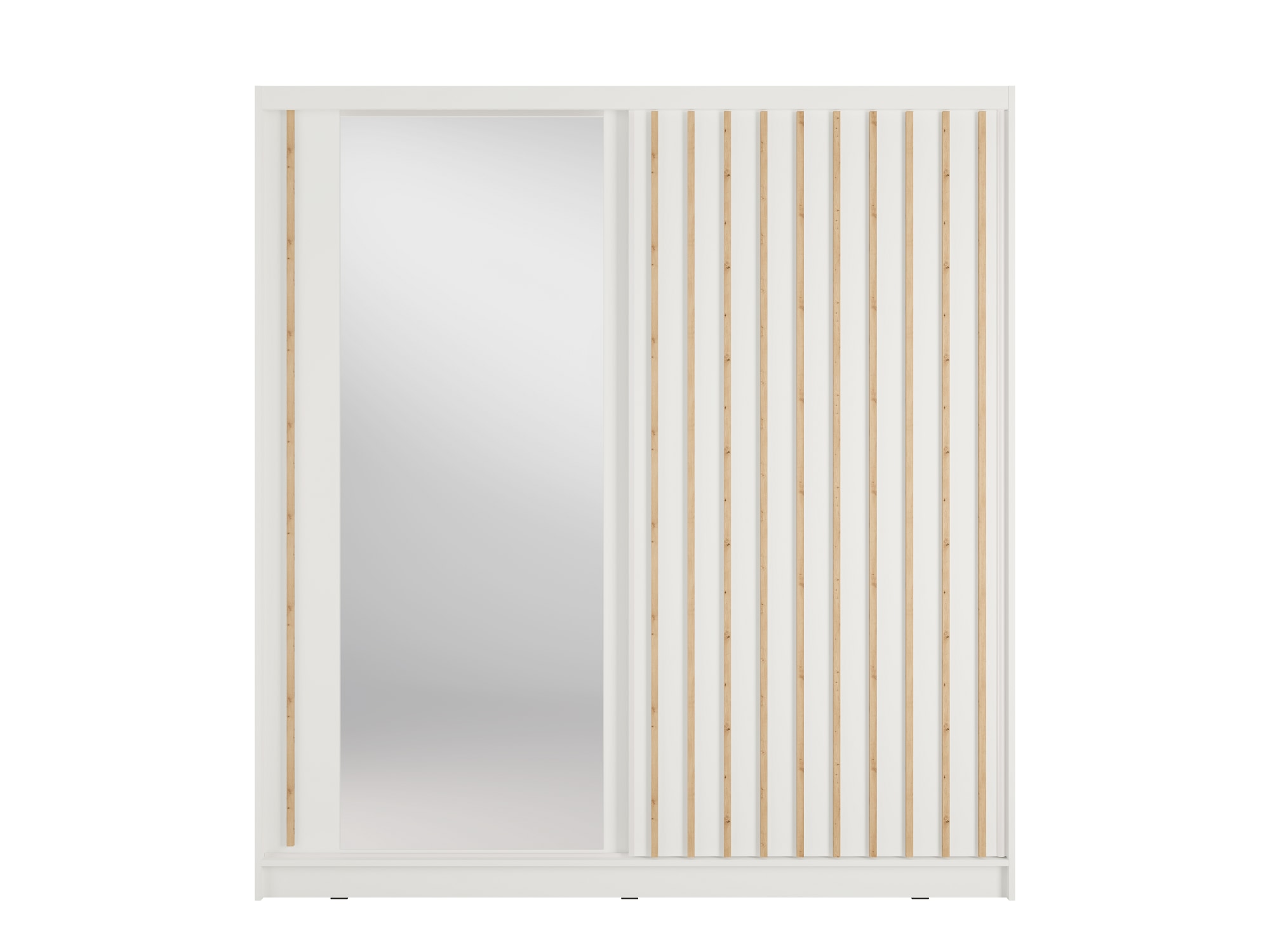 Home affaire Kleiderschrank »VILLEFRANCHE modern mit viel Stauraum, Fächer & Kleiderstange, Spiegel« Garderobe in 3 Breiten (155, 205, 248 cm), erhältlich in 3 Farben