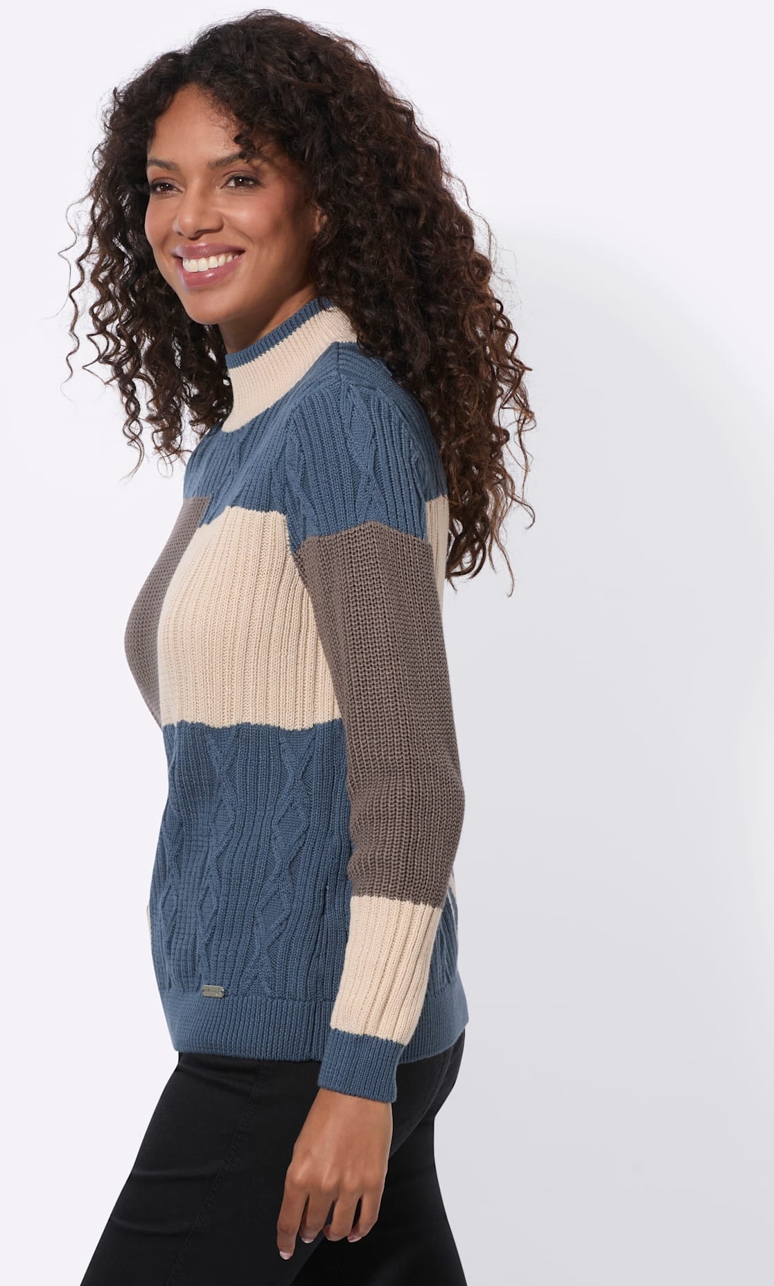 Casual Looks Stehkragenpullover »Stehkragen-Pullover«