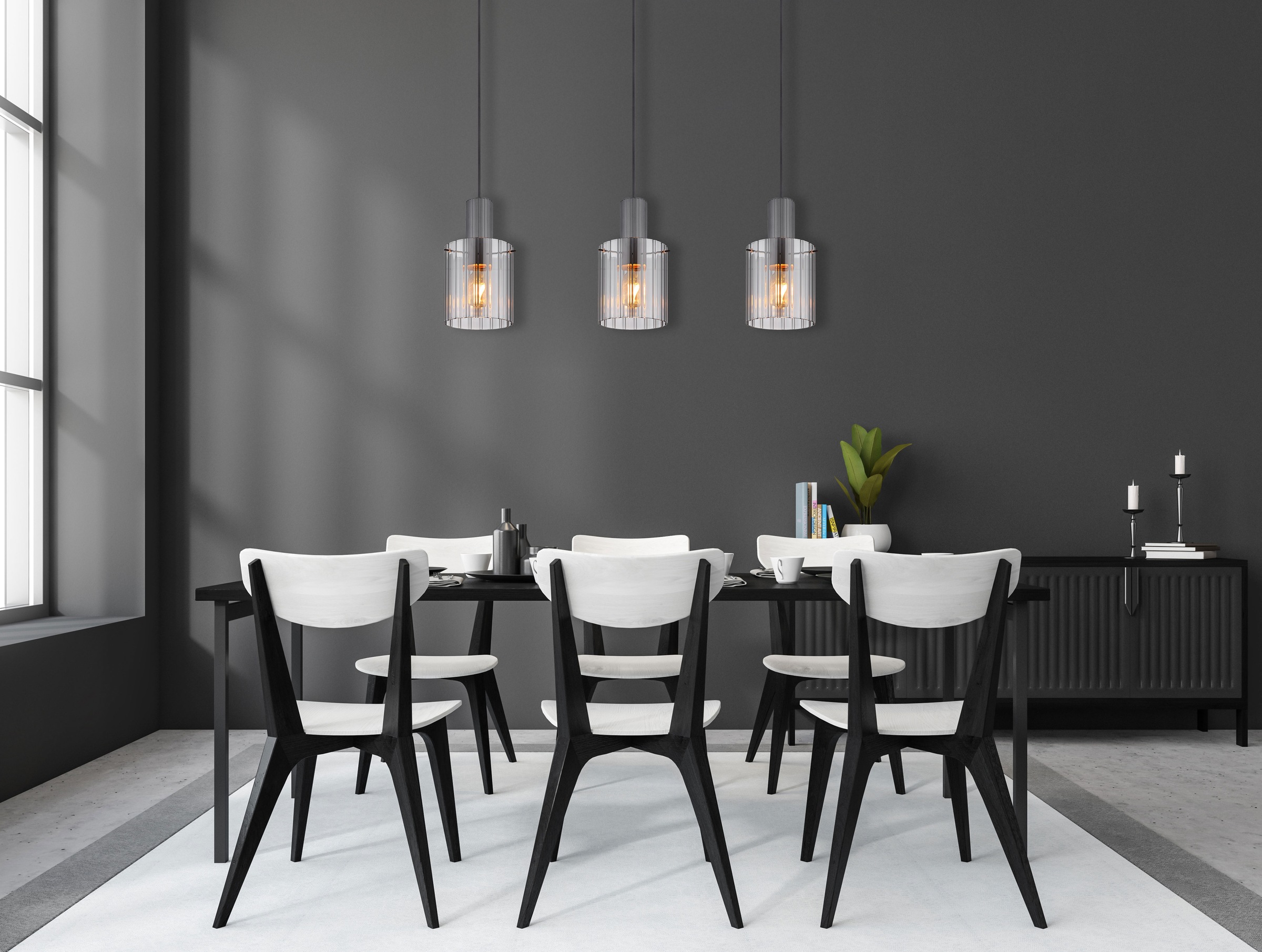 GLOBO LIGHTING Hängeleuchte »TULIVAR« E27 1 Stk. Hängelampe/Pendelleuchte/Esszimmer/Wohnzimmer/Esstisch