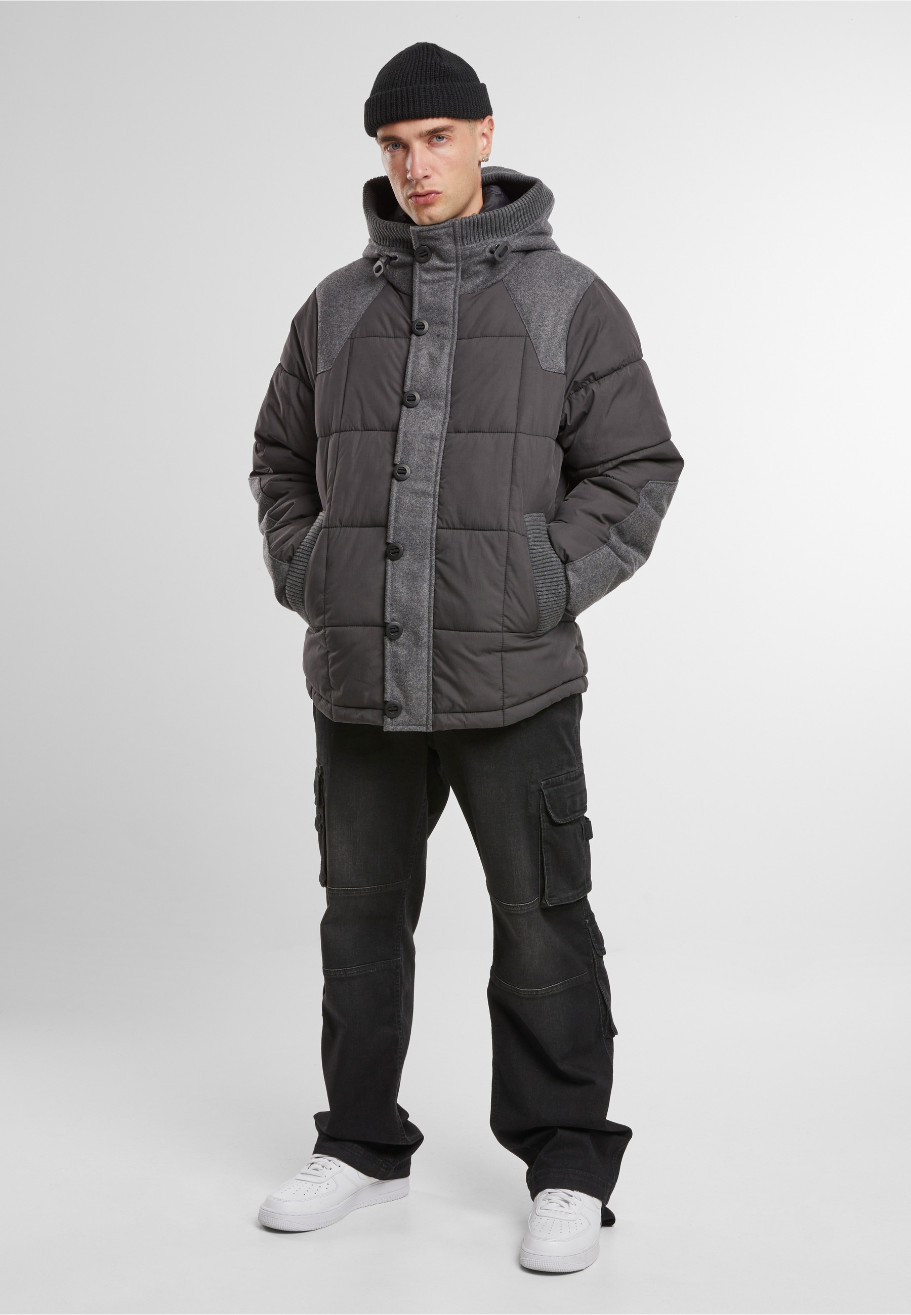 Brandit Winterjacke »Brandit Brandit Men Garret Jacket« 1 Stk. tlg. mit Kapuze