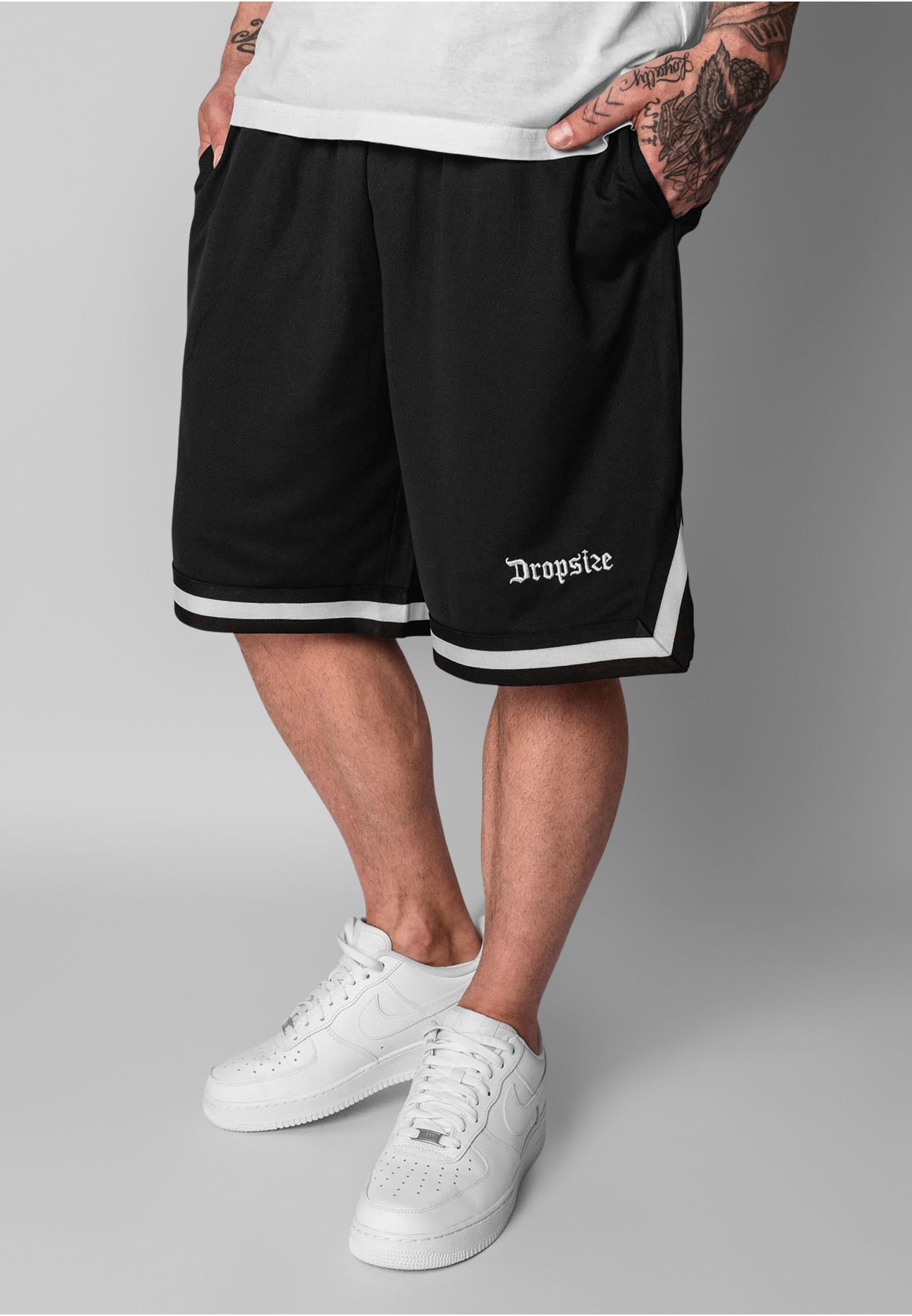 Dropsize Shorts »Dropsize Herren Dropsize Logo Mesh Shorts«, (1 tlg.)