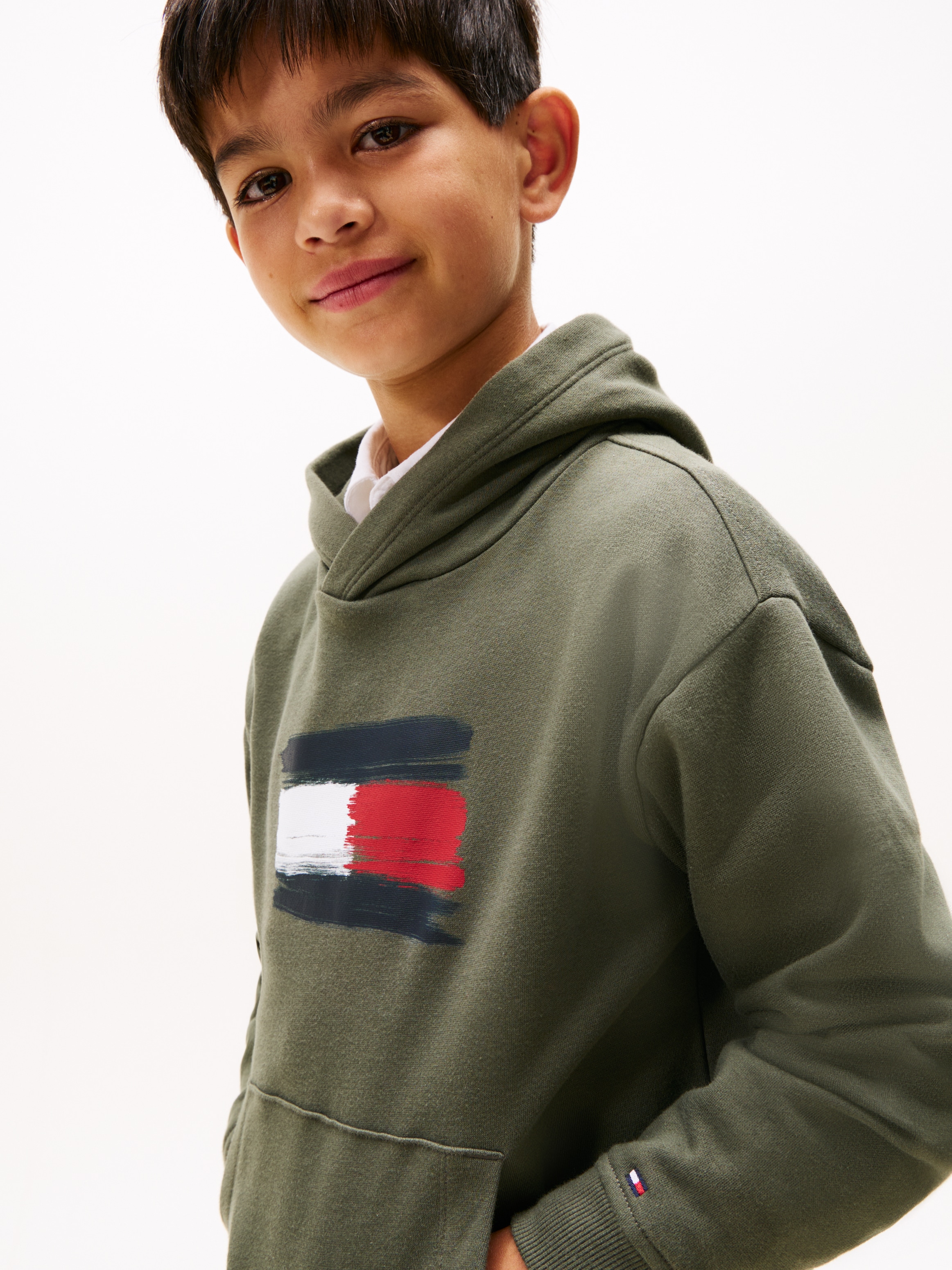 Tommy Hilfiger Kapuzensweatshirt »FLAG HOODIE« Kinder bis 16 Jahre
