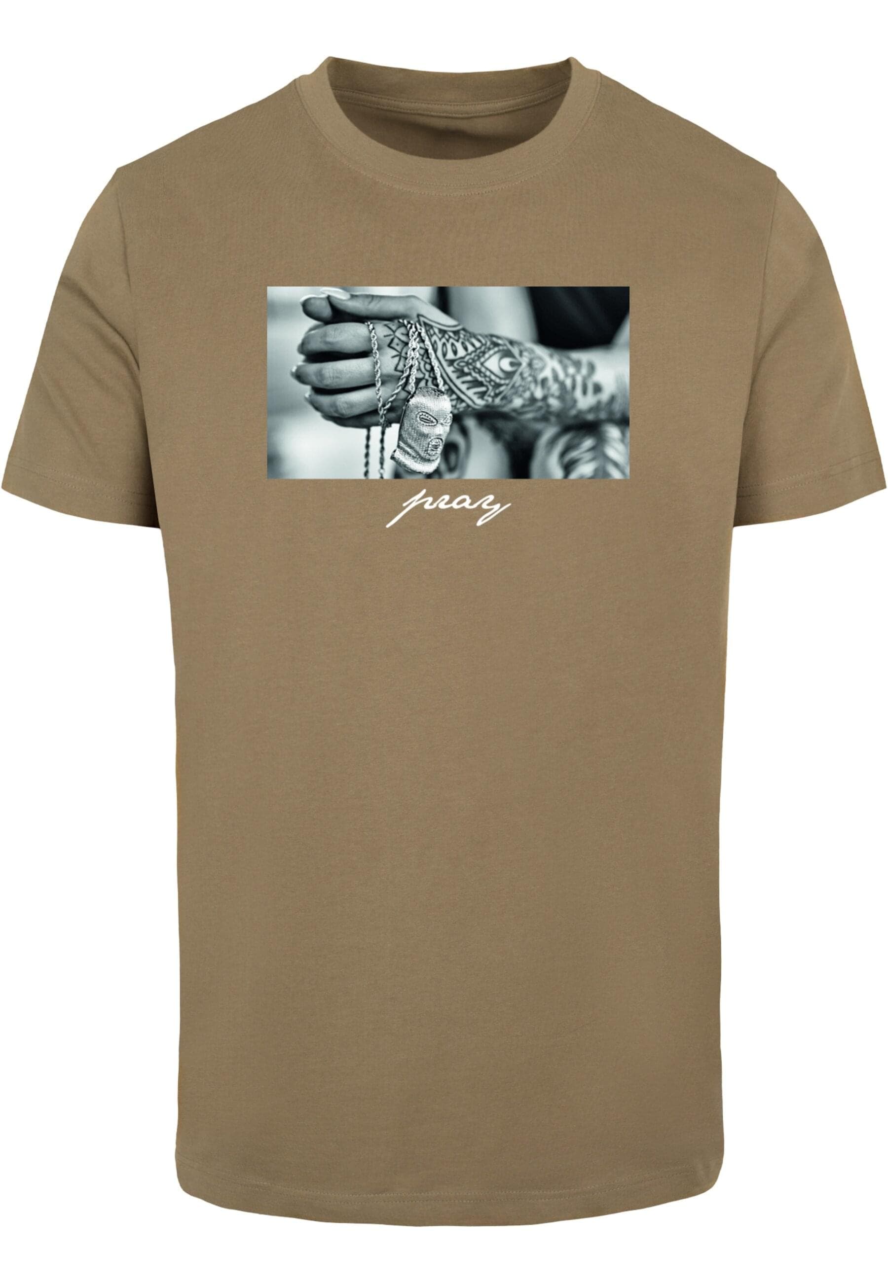 MisterTee T-Shirt "MisterTee Herren Pray 2.0 Tee" 1 Stk. tlg. günstig online kaufen