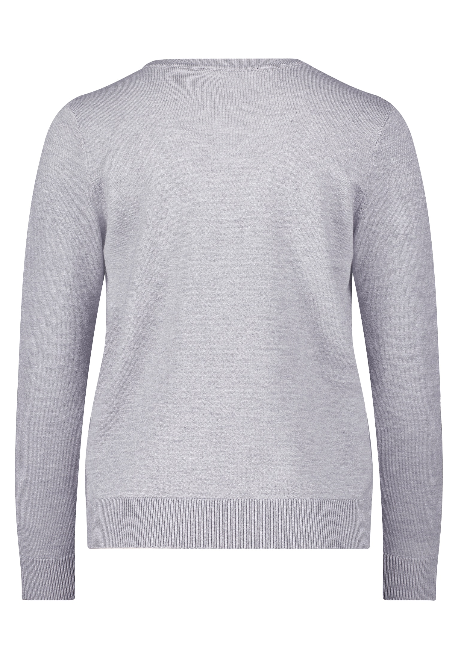 Betty Barclay Strickpullover »Betty Barclay Basic-Strickpullover mit Rundhalsausschnitt«, (1 tlg.), Material