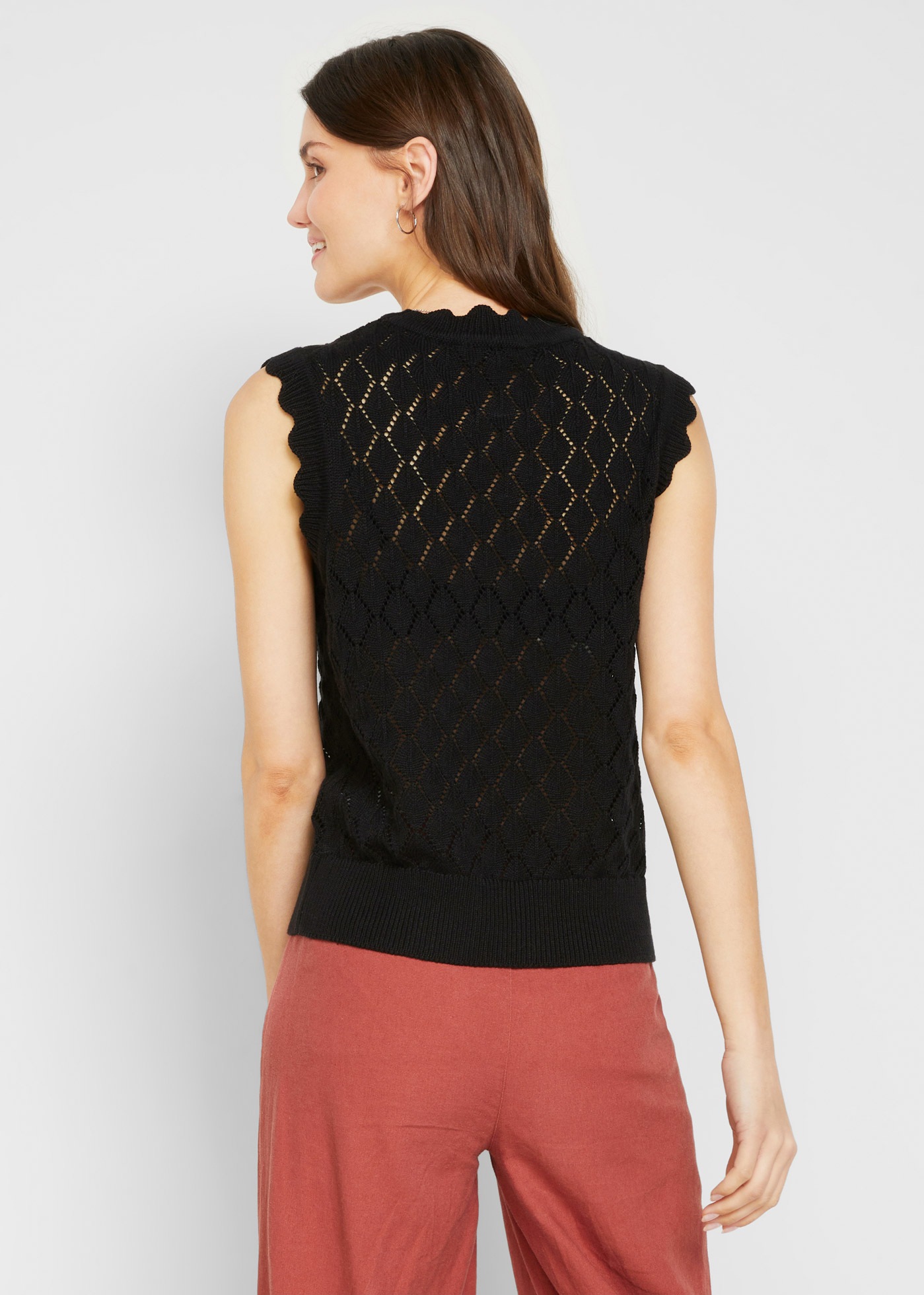 Thumbnail - bonprix Pullunder aus Baumwolle und Polyacryl, ohne Ärmel, für Frühling und Sommer