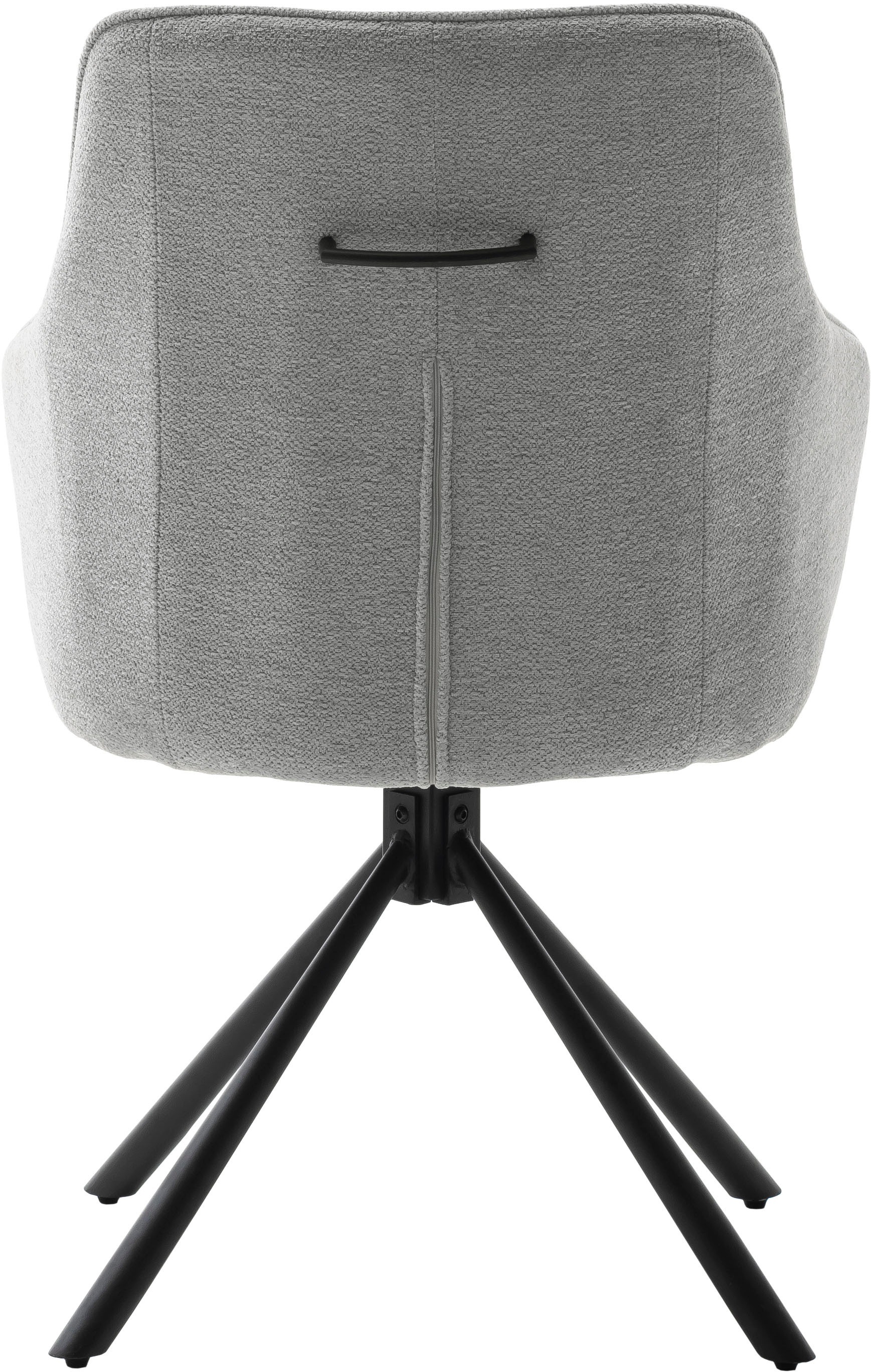 MCA furniture Esszimmerstuhl »KASAMA«, Strukturstoff, (2er-Set), 180° drehbar, Belastbarkeit120 kg, Sitzhöhe ca. 51 cm