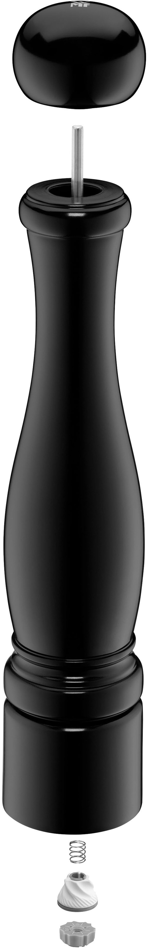 WMF Salz-/Pfeffermühle »WMF«, (1 St.), Keramikmahlwerk, einstellbare Mahlstärke, Birkenholz-Gehäuse, 40 cm