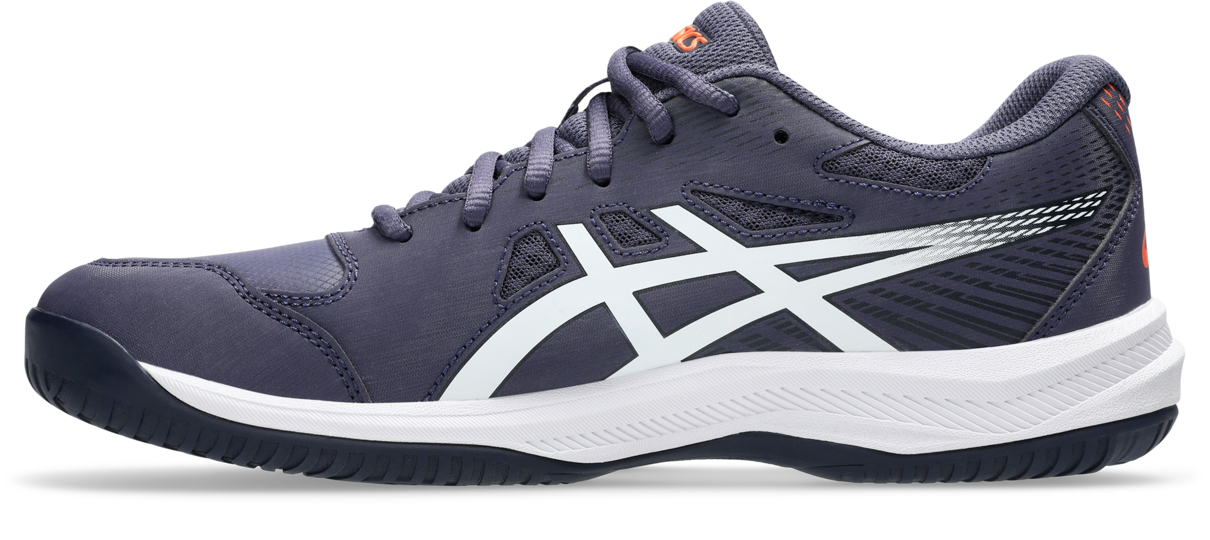 Tennisschuh ASICS "COURT SLIDE 4", Herren, Gr. 44, weiß (indigo fog, weiß), Synthetik, Textil, Schuhe, Multicourt-Schuh, Allcourtschuh 2