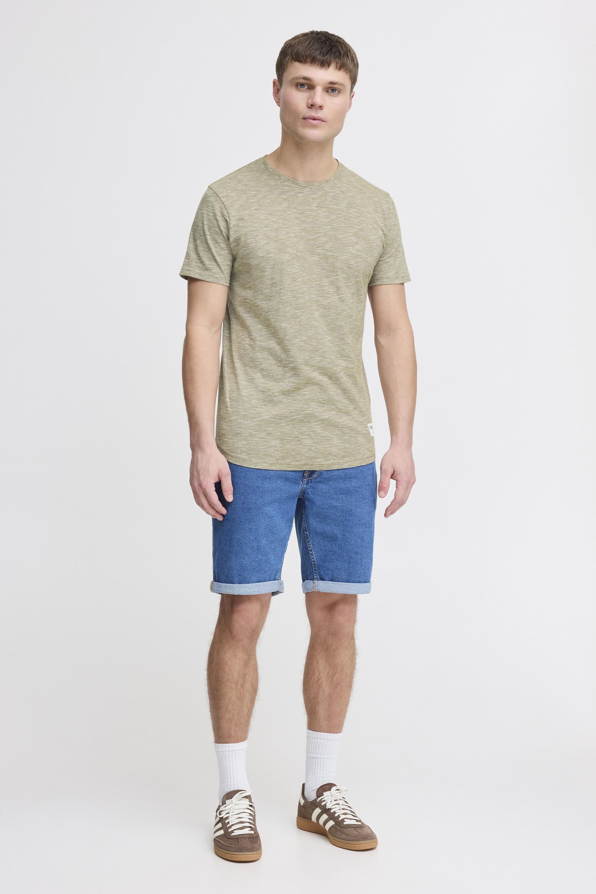 Solid Rundhalsshirt "Rundhalsshirt SDFigos" günstig online kaufen