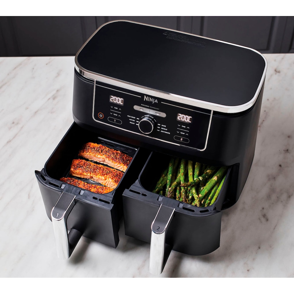 NINJA Heißluftfritteuse »Foodi AF400EU Dual Zone Airfryer«, 2470 W