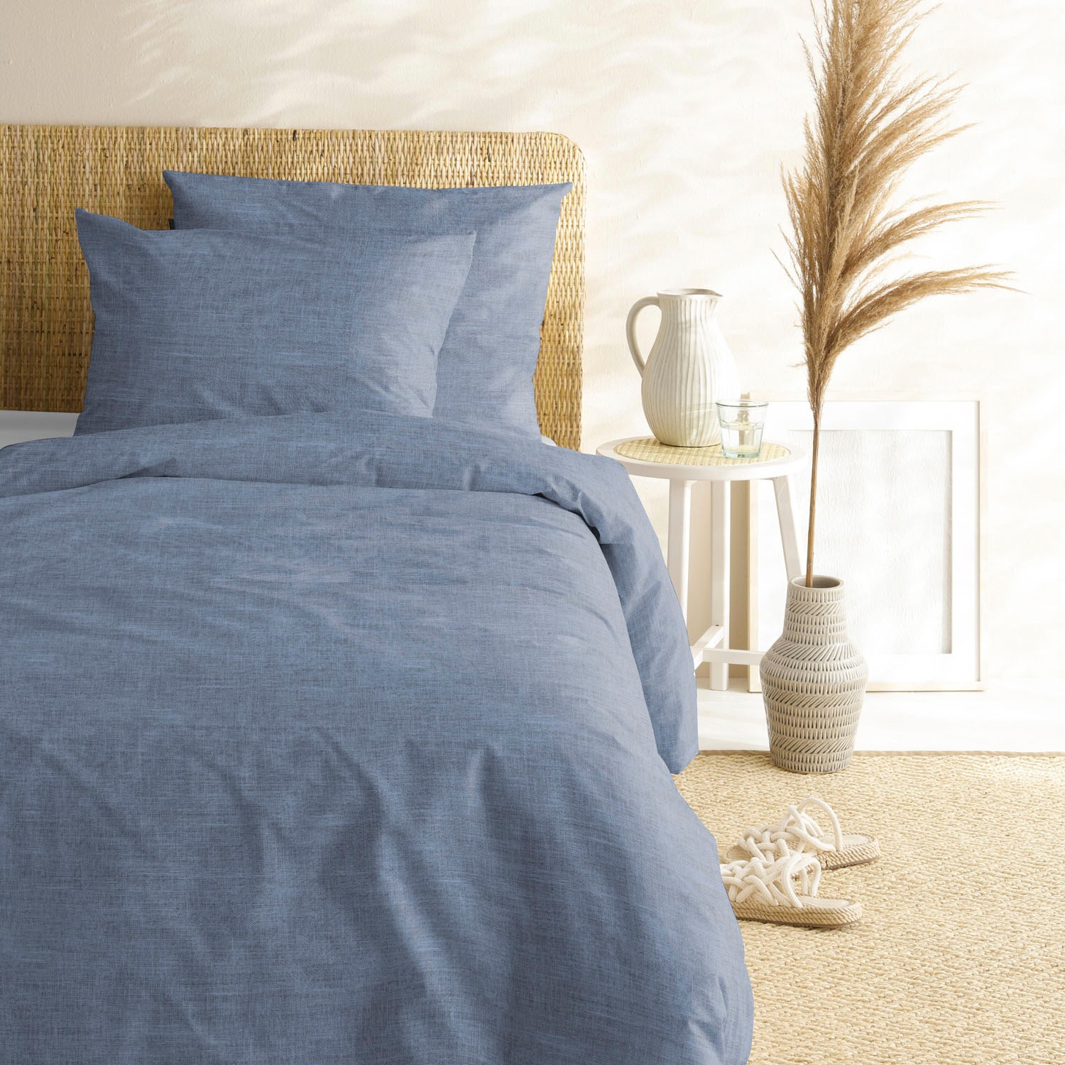 Thumbnail - Cinderella "Lyn in Gr. 135x200, 155x220 oder 200x200 cm" Bettwäsche aus Baumwolle, Bettwäsche mit Reißverschluss