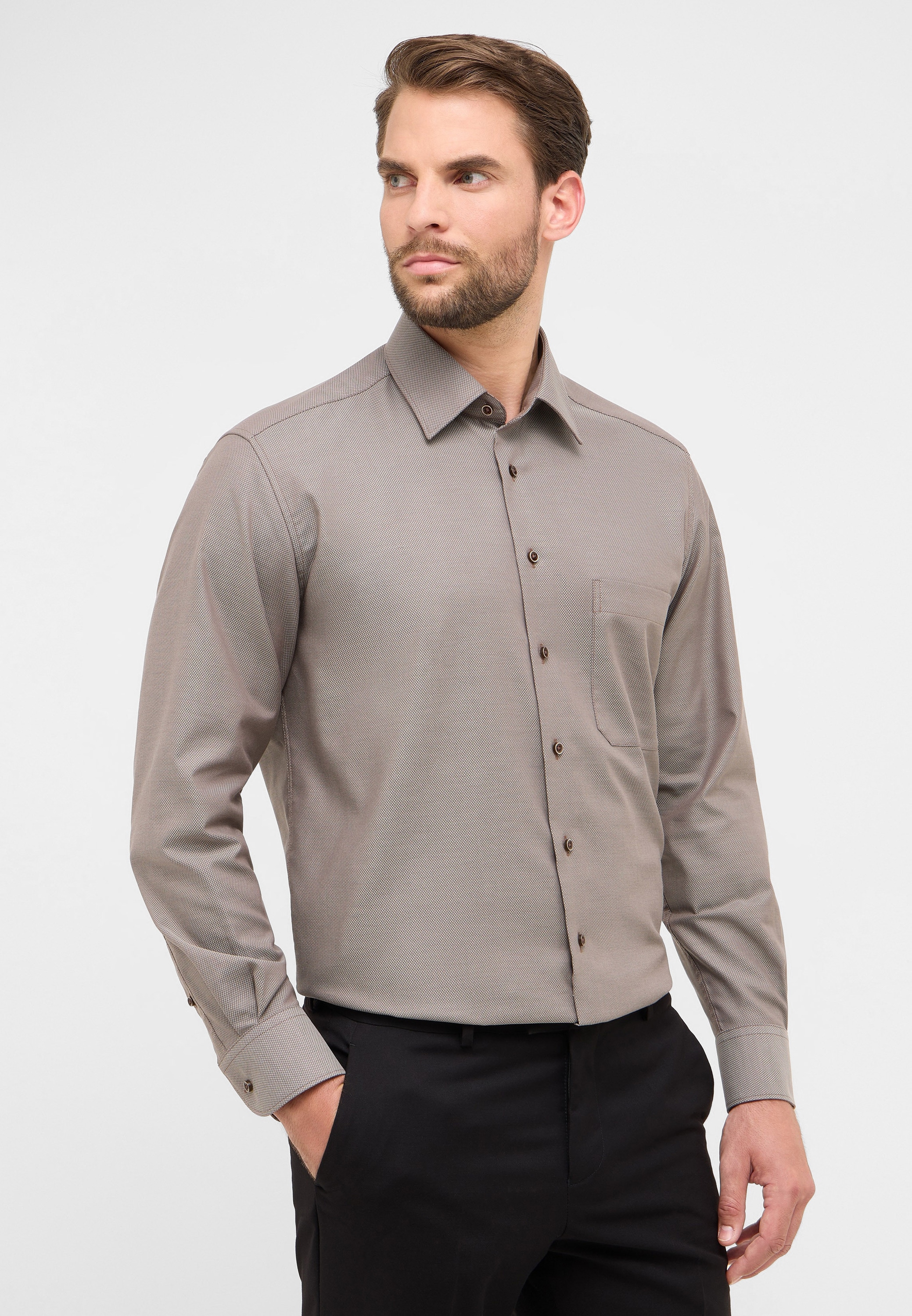 Eterna Langarmhemd "COMFORT FIT", NON IRON (bügelfrei) günstig online kaufen
