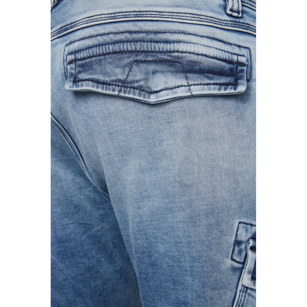 CAMP DAVID Regular-fit-Jeans, mit Teilungsnähten