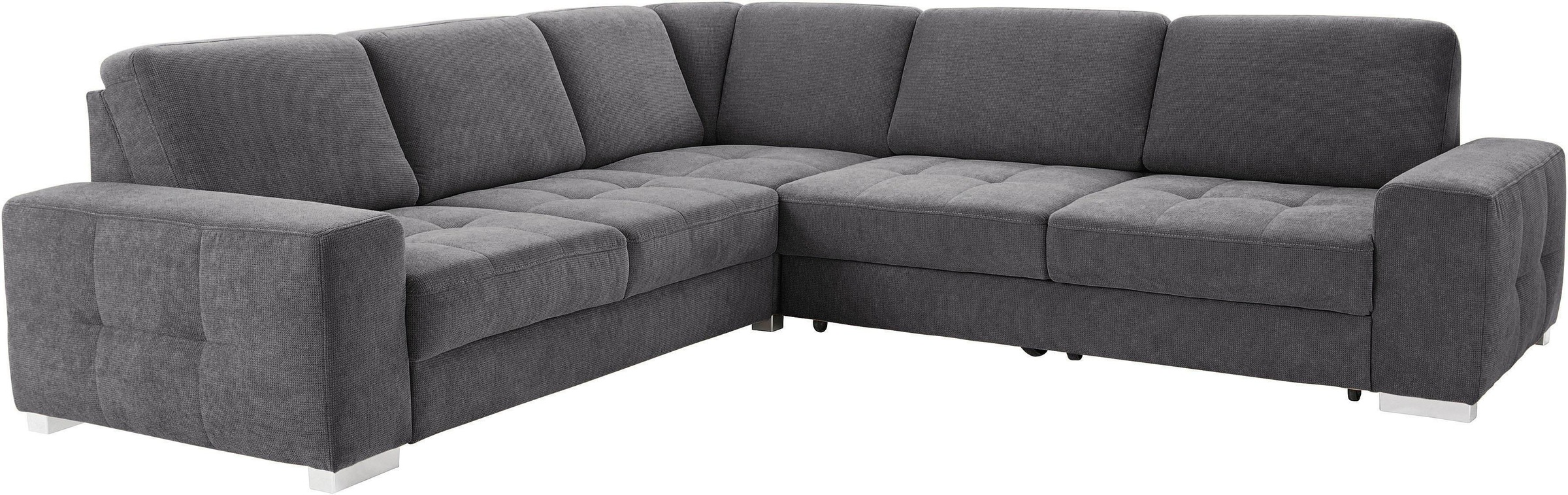 sit&more Ecksofa »Santorini L-Form«, mit Federkern und Sitztiefenverstellung, wahlweise mit Bettfunktion