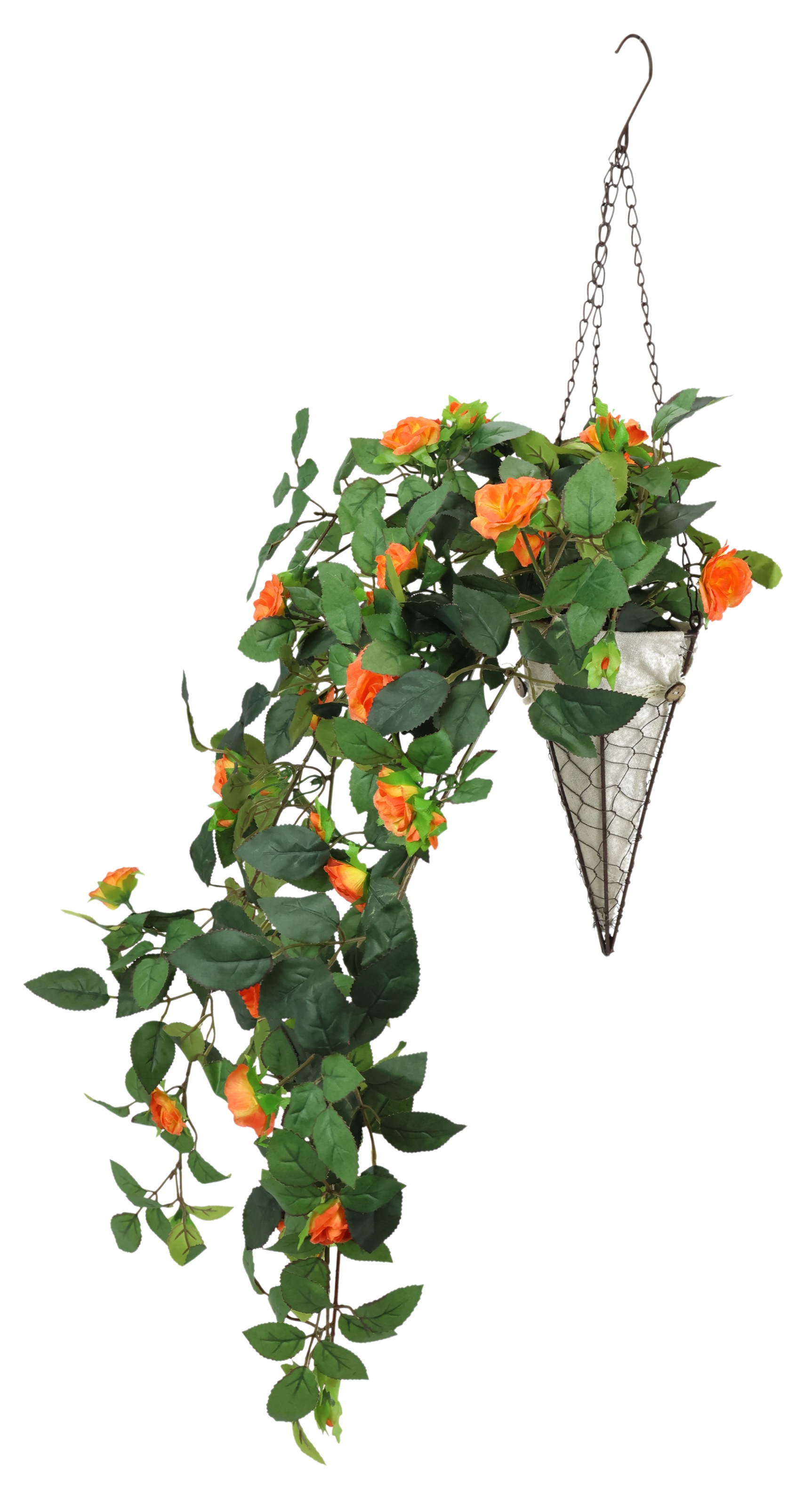 I.GE.A. Kunstpflanze "Künstlicher Rosenbusch im Korb", Rosen Deko Kunstblum günstig online kaufen