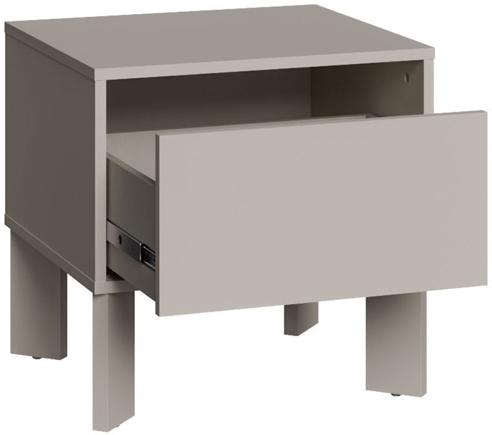 FORTE Nachtkommode »Tahoe Nachtkommode, grifflos, Schubkasten« B/H/T 48,2/47,5/41,4 cm