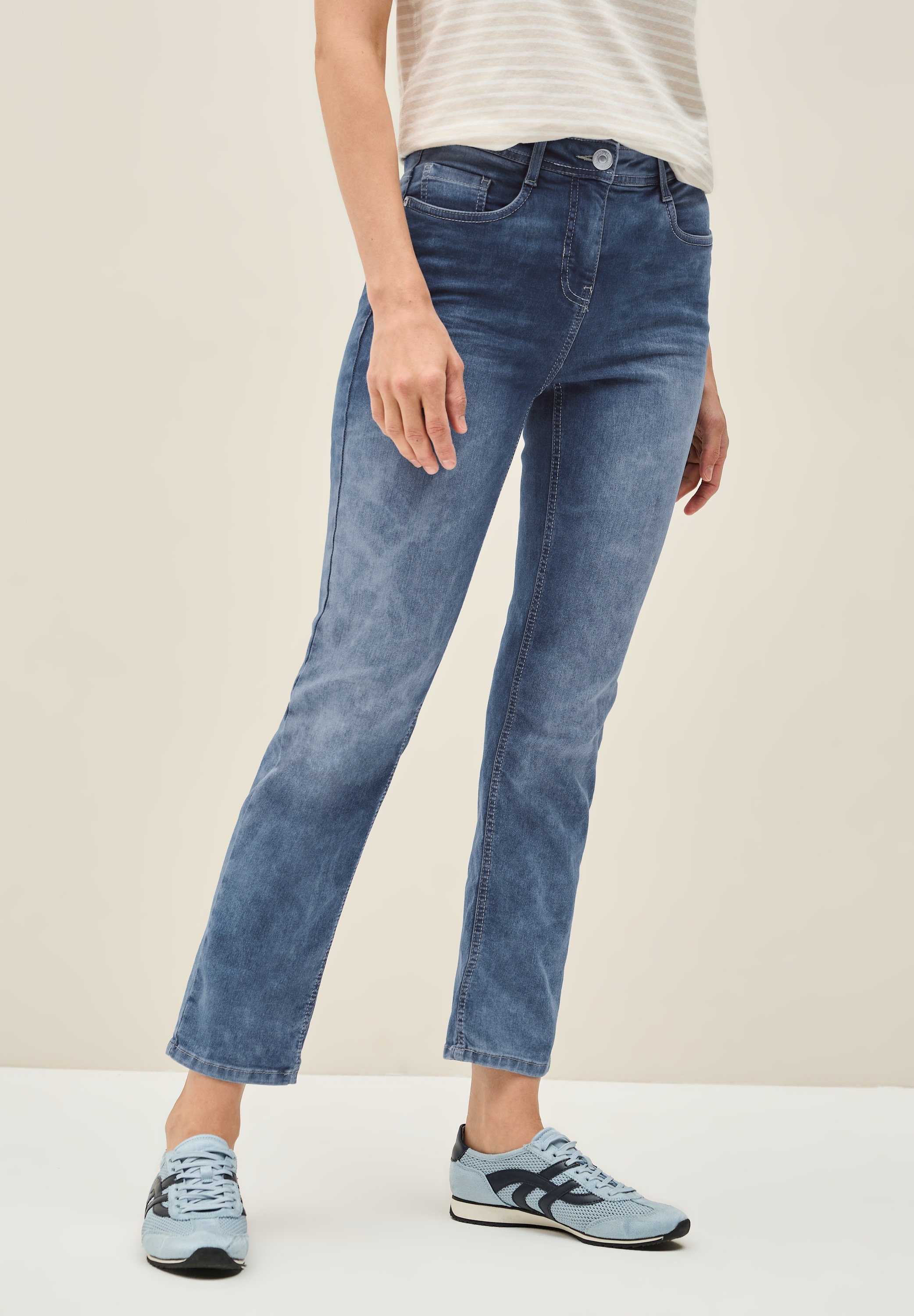 Cecil Gerade Jeans, High Waist günstig online kaufen